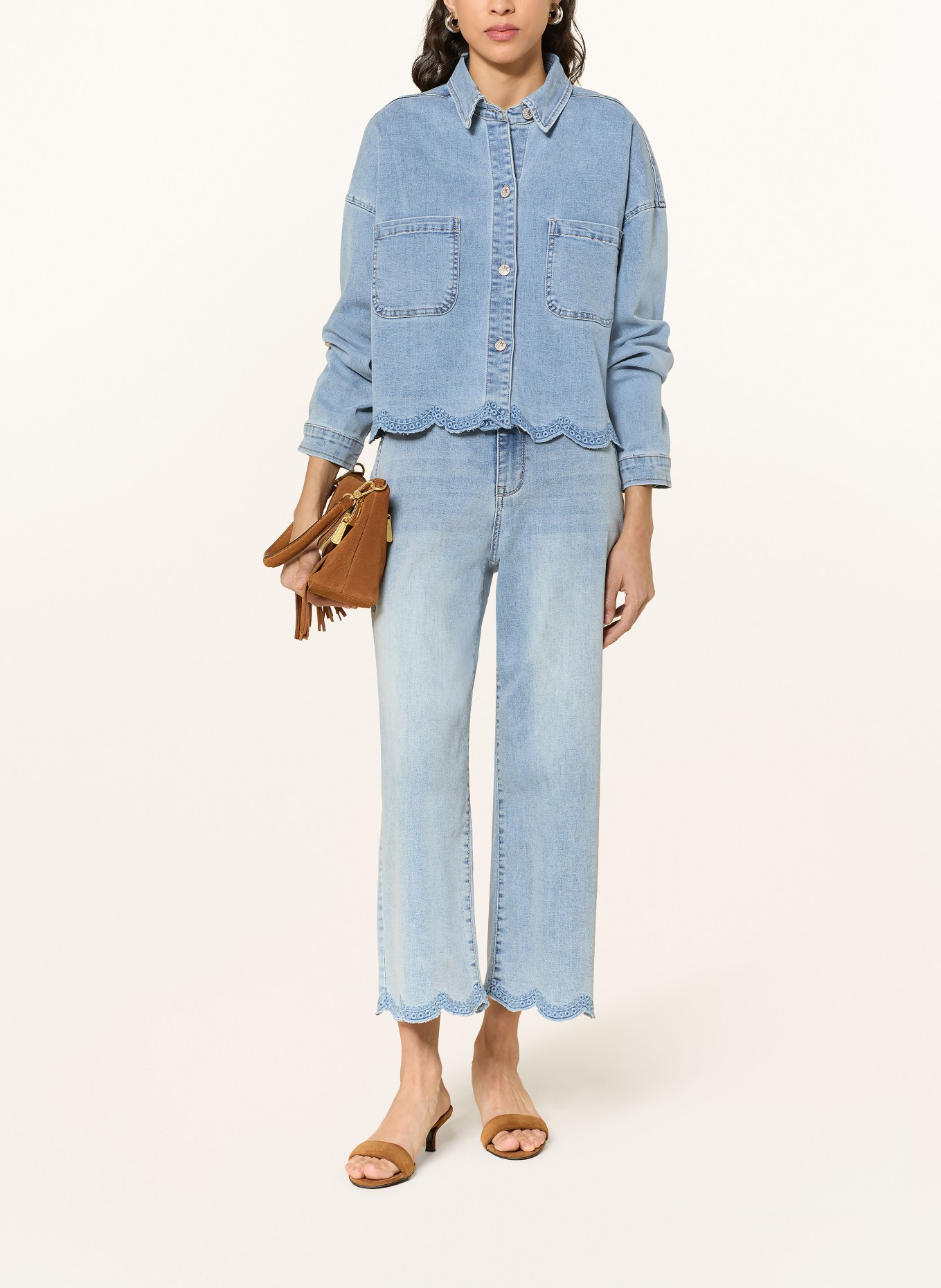 Buena Vista džínová bunda: 6532 embro denim