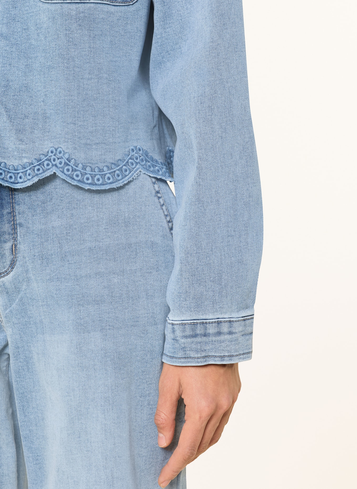 Buena Vista džínová bunda: 6532 embro denim