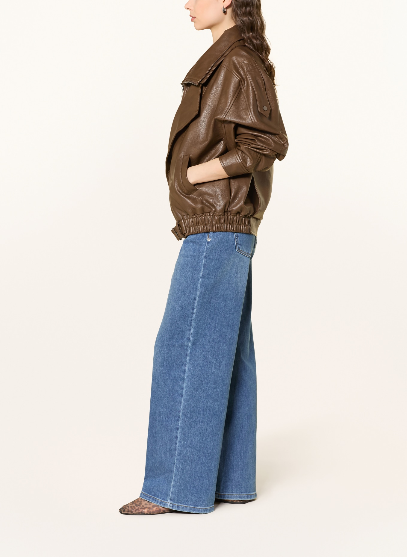 Buena Vista Wide-leg jeans: 6253 mid stone