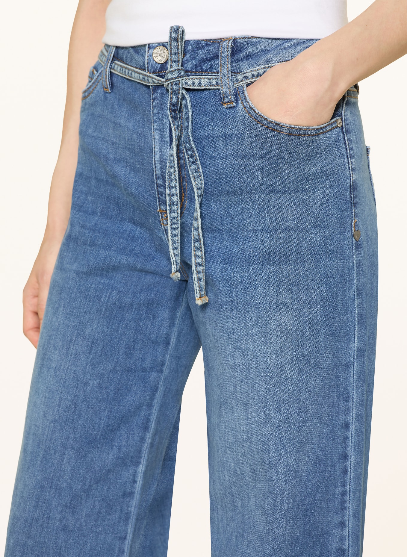 Buena Vista Wide-leg jeans: 6253 mid stone