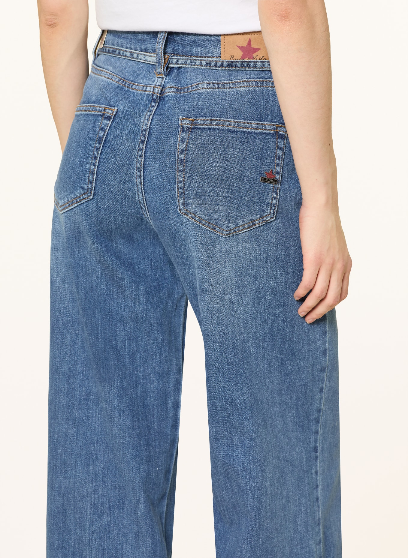 Buena Vista Wide-leg jeans: 6253 mid stone