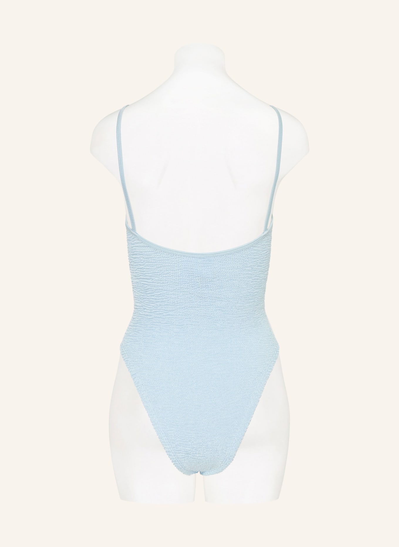 Hunza G Maillot de bain MIA avec perles décoratives: BLEU CLAIR