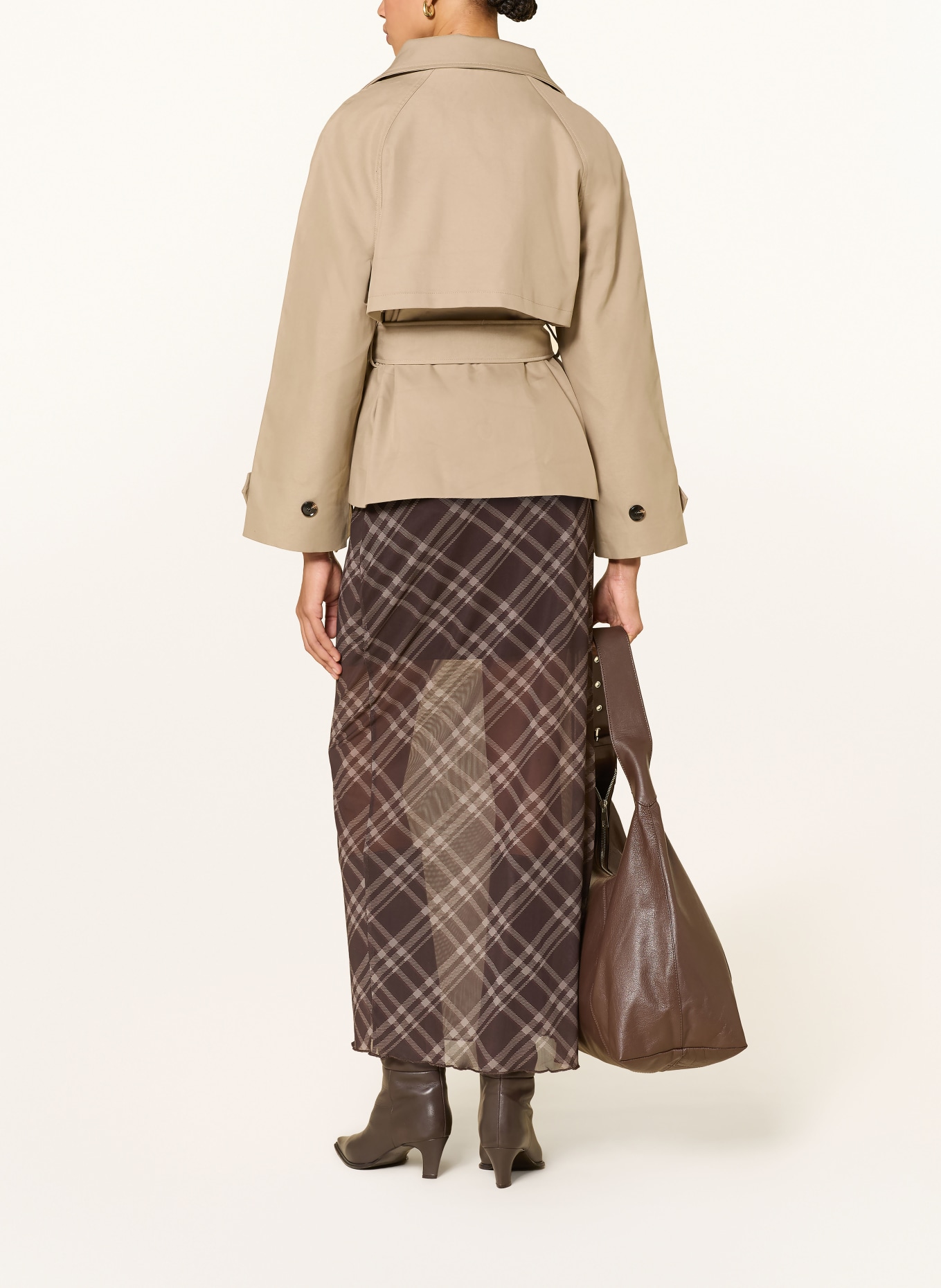 NEO NOIR Trenchcoat MUNET: CAMEL