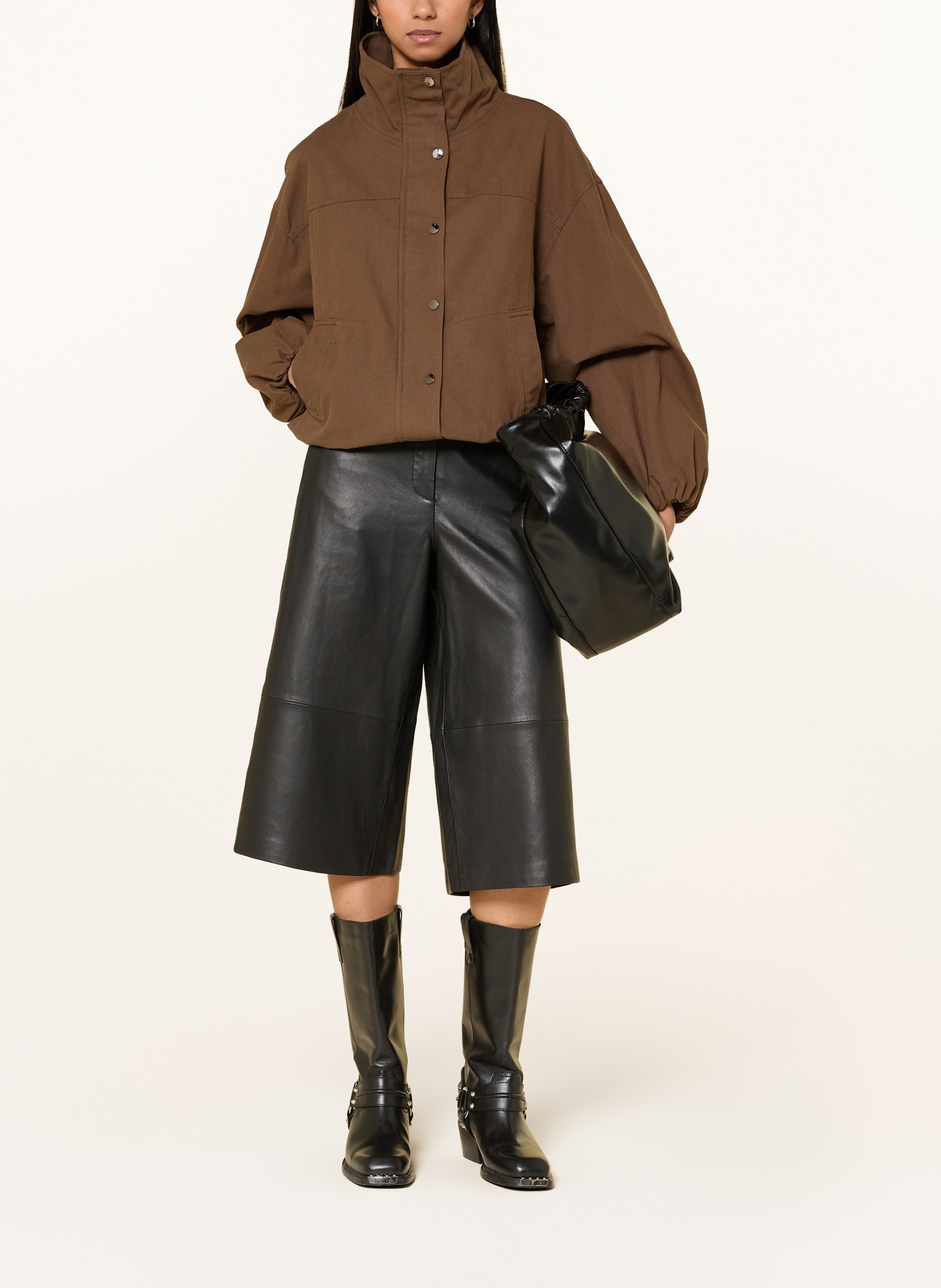 NEO NOIR Bunda SELIO: HNĚDÁ