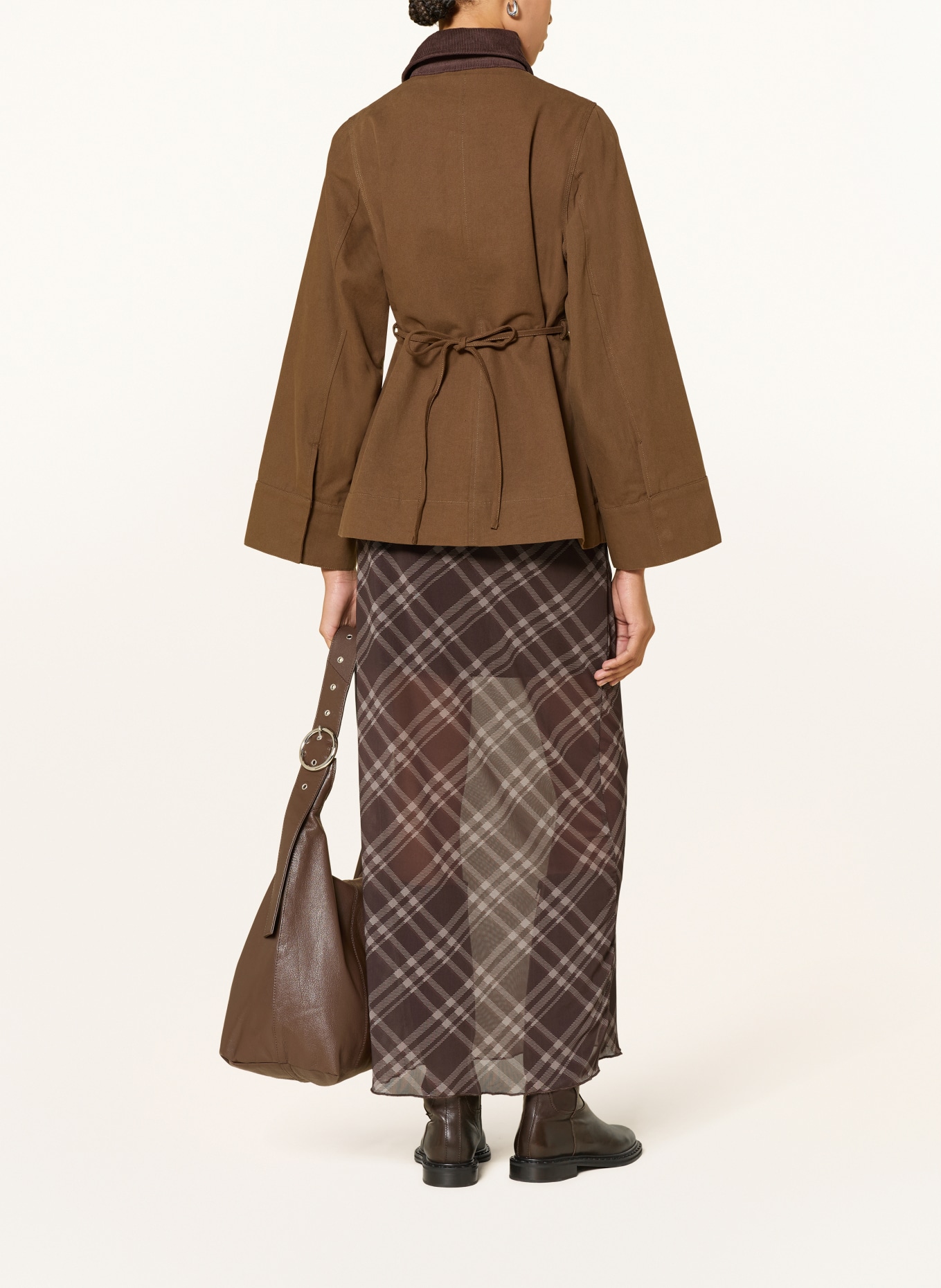 NEO NOIR Overjacket HEMPLER: BRAUN / DUNKELBRAUN