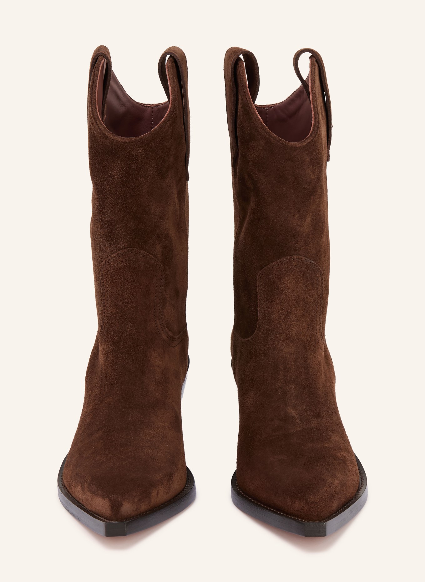 PARIS TEXAS Kovbojské boty DAKOTA: TMAVĚ HNĚDÁ