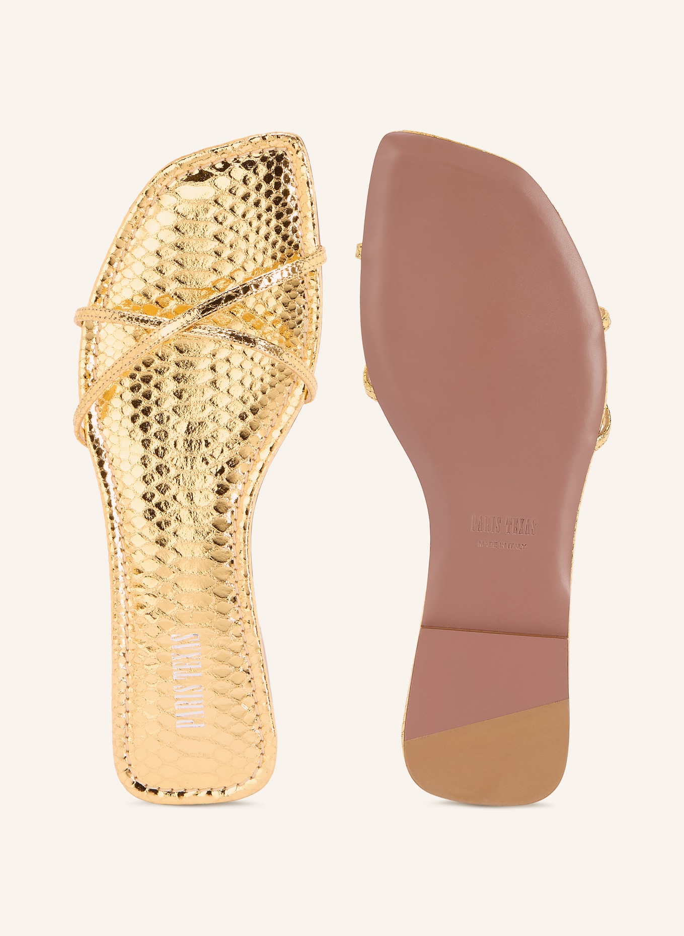 PARIS TEXAS Mules BIARRITZ: OR