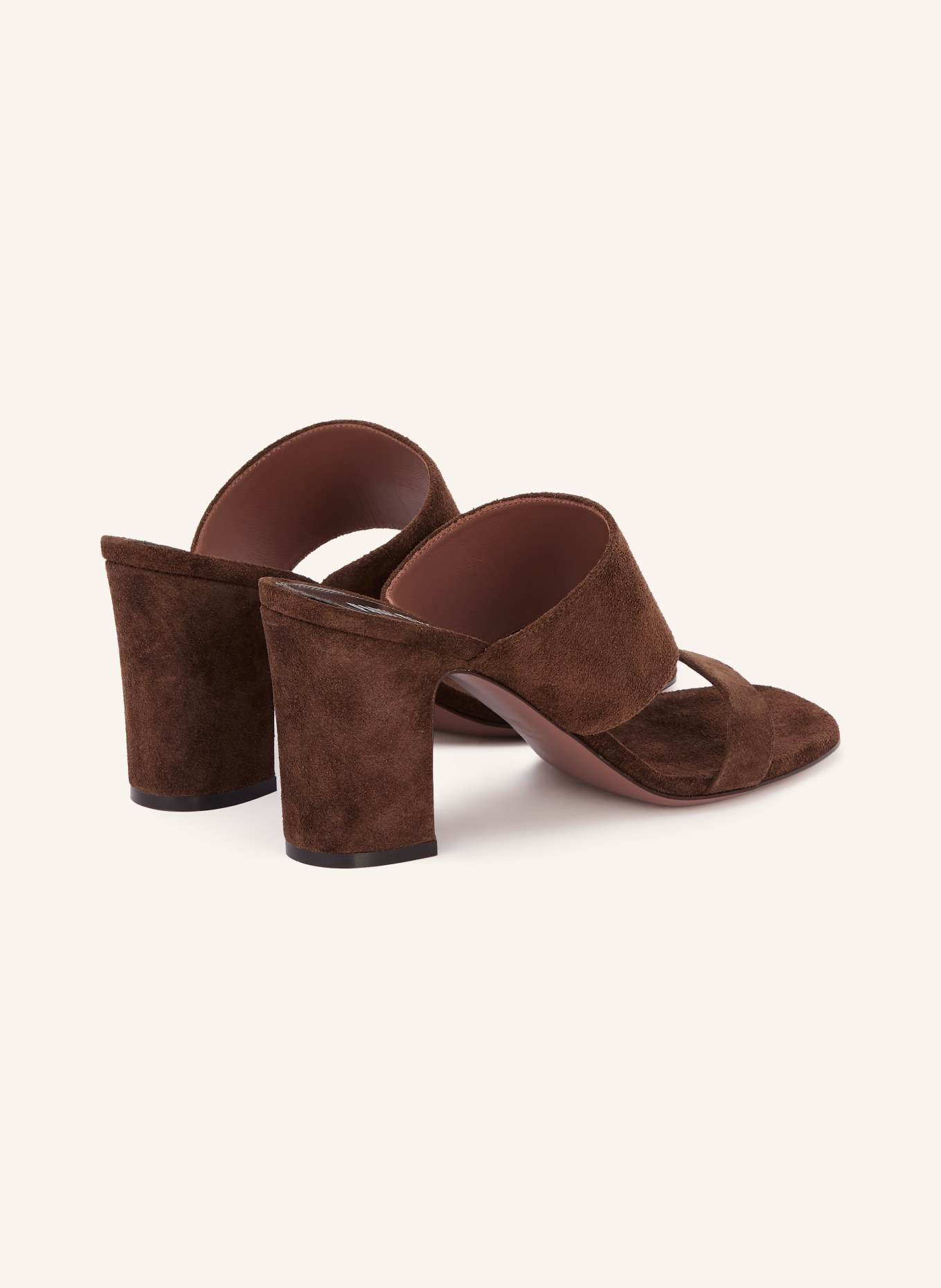 PARIS TEXAS Mules AVA: MARRON FONCÉ