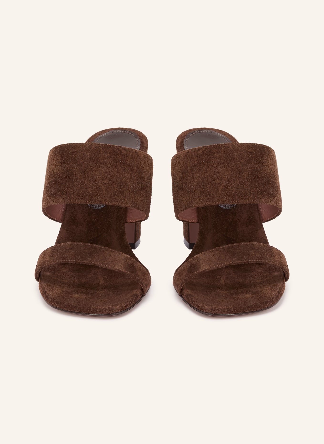 PARIS TEXAS Mules AVA: MARRON FONCÉ