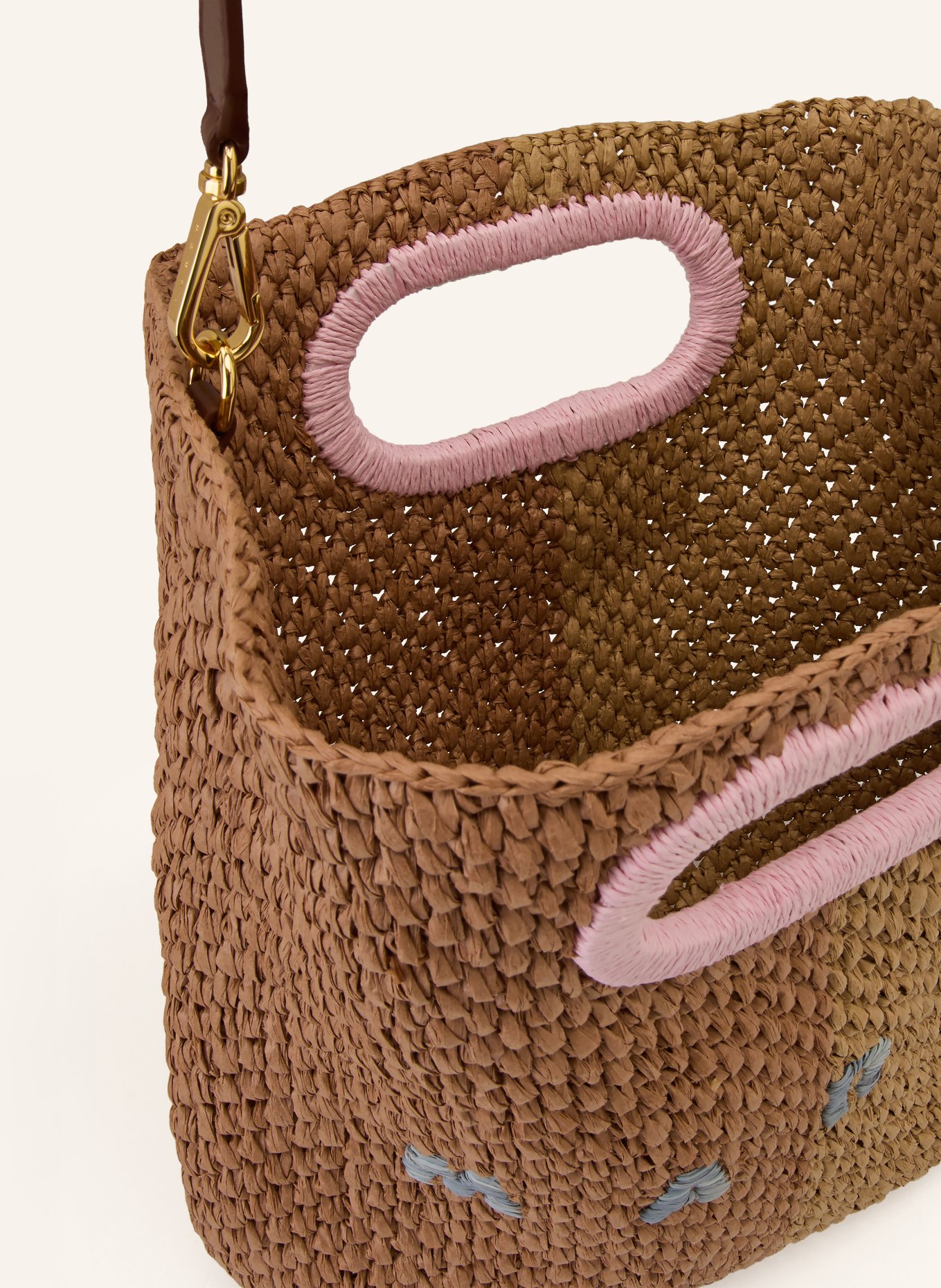 MARNI torebka: BLADORÓŻOWY / BEŻOWY / JASNOCZARY