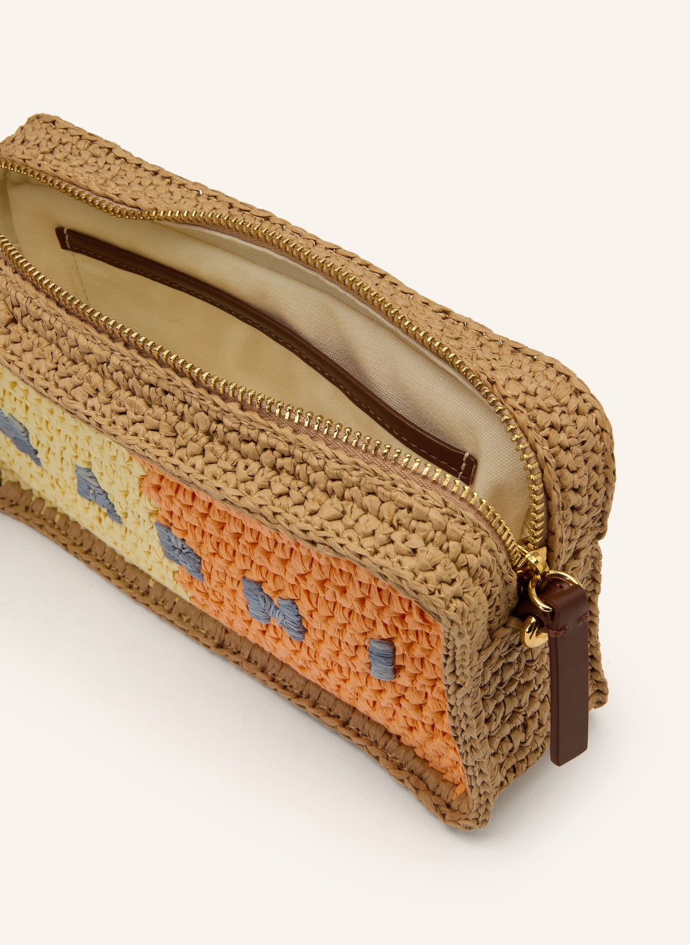 MARNI torba na ramię: POMARAŃCZOWY / BEŻOWY / JASNOŻÓŁTY