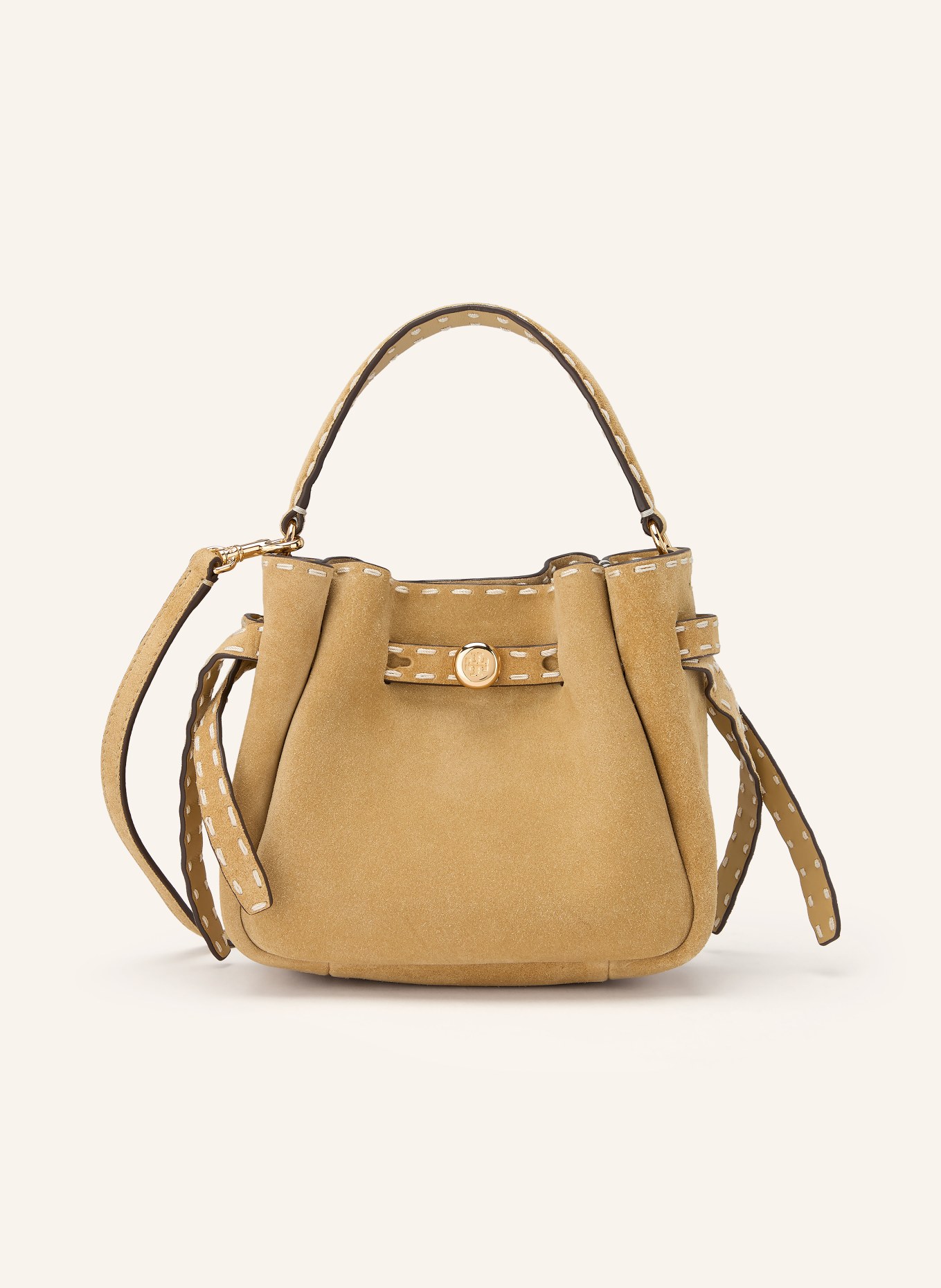 TORY BURCH ROMY handbag: CAMEL
