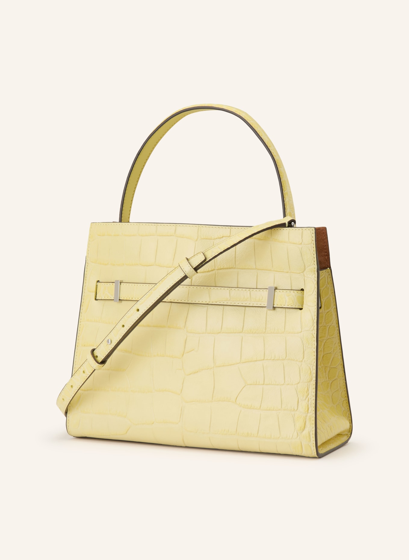 TORY BURCH Handtas LEE RADZIWILL SMALL: LICHTGEEL / ZILVER