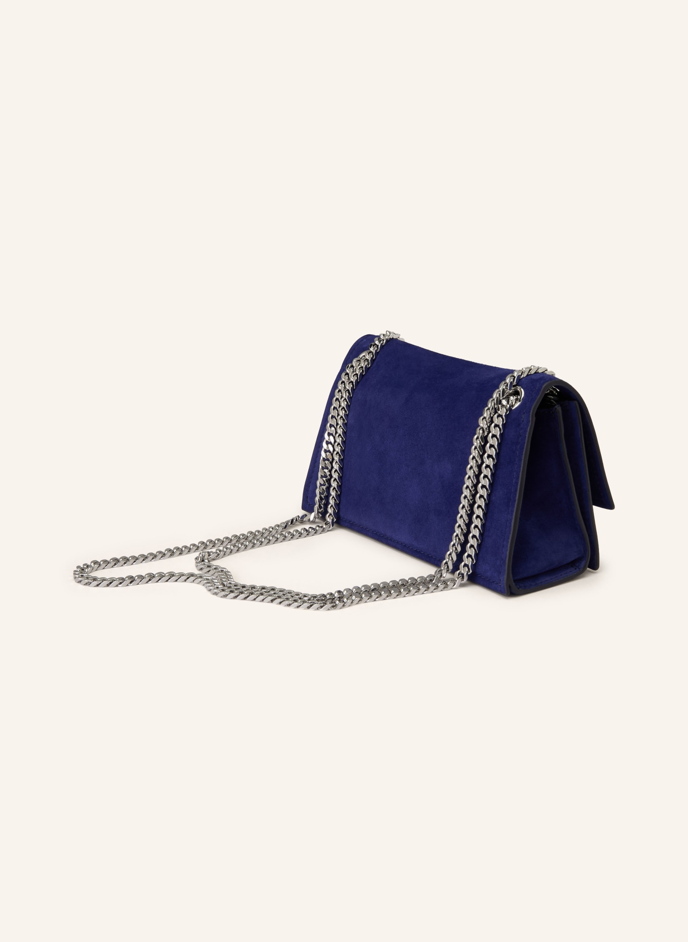 TORY BURCH KIRA handbag: BLUE / SILVER