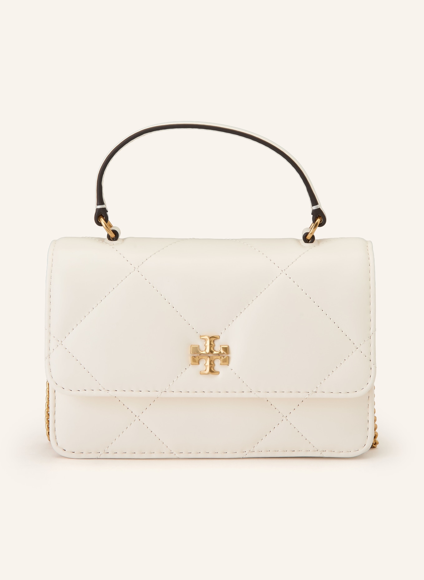 TORY BURCH Sac à main KIRA: BLANC / OR