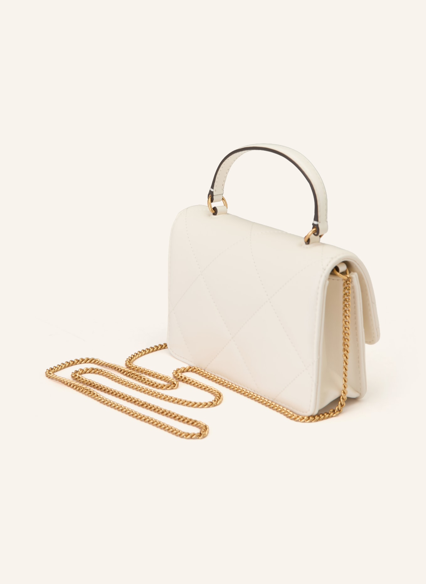 TORY BURCH Sac à main KIRA: BLANC / OR
