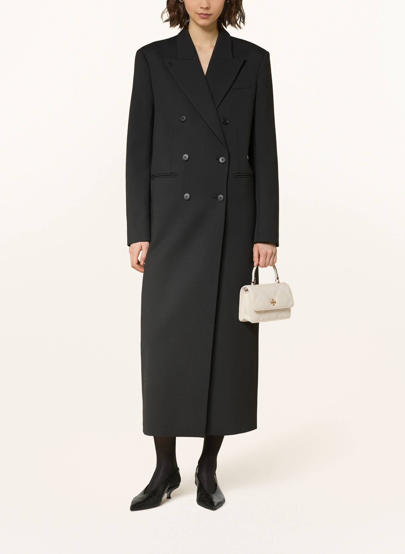 TORY BURCH KIRA handbag: WHITE / GOLD