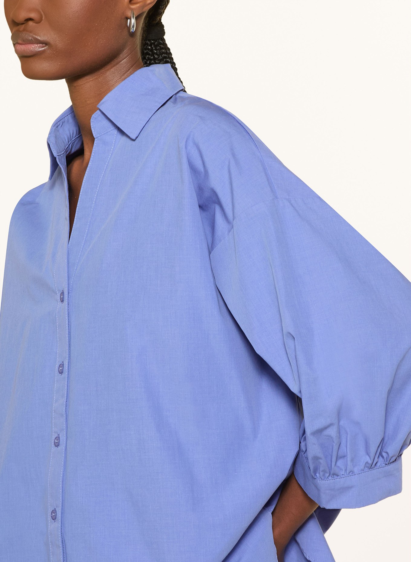 ICHI Bluse IHJALBA mit 3/4-Arm: BLAU
