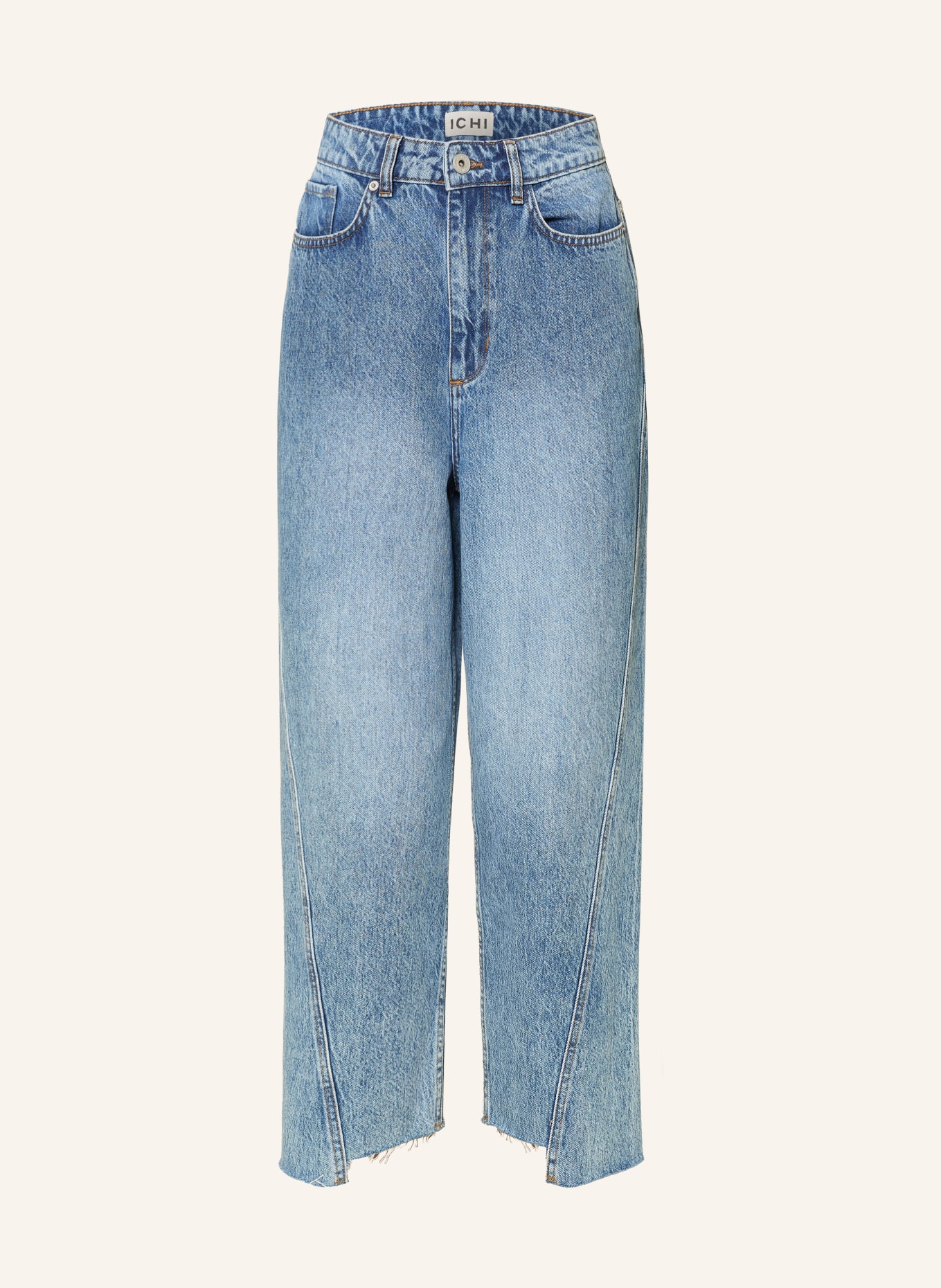 ICHI Cropped Jeans IHOBINNE: 900000273 DENIM LIGHT BLUE STONEWASHED