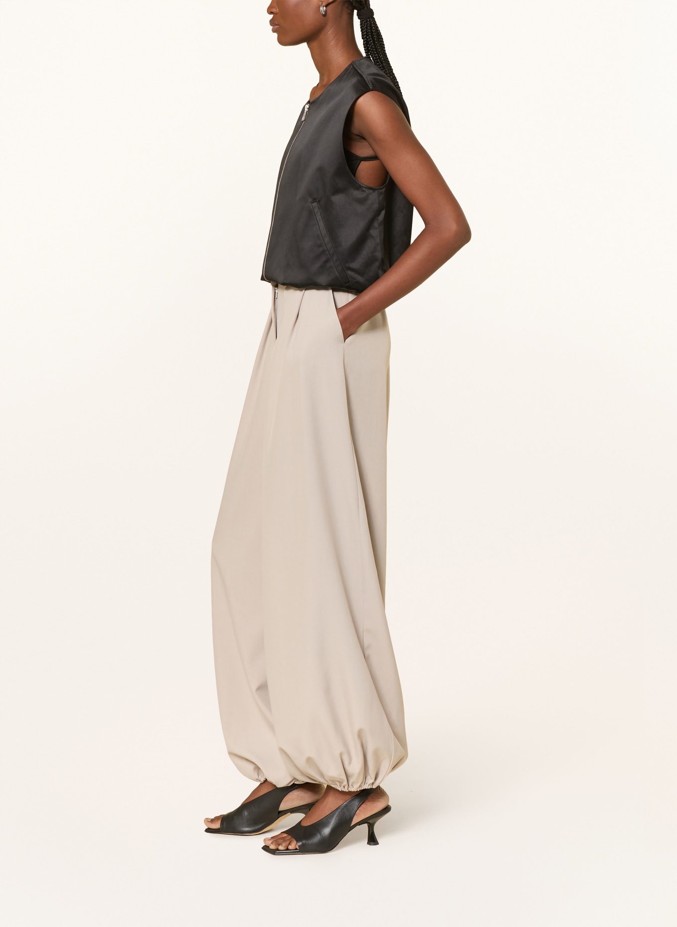 ICHI IHFAVA Pants: BEIGE
