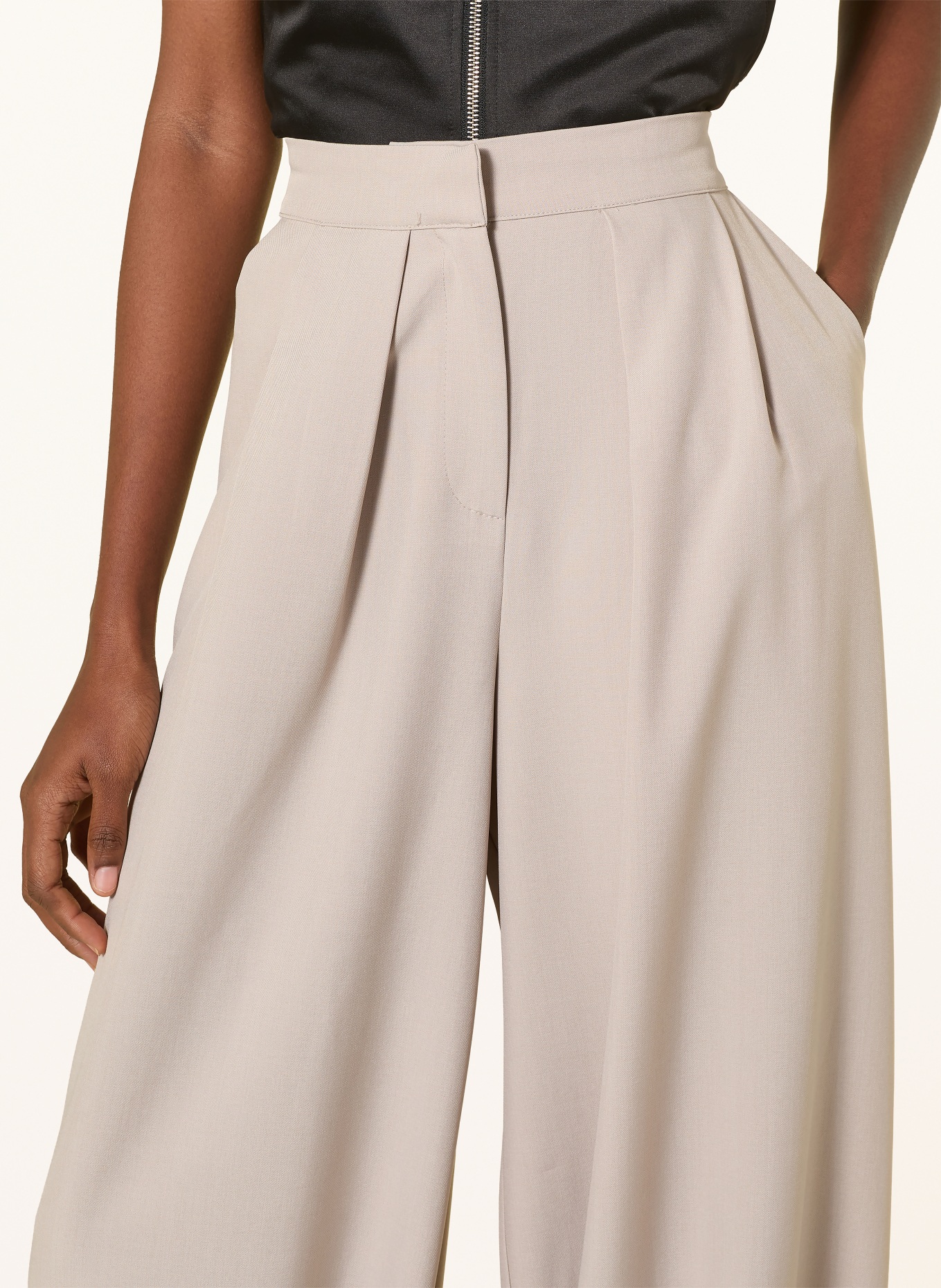 ICHI IHFAVA Pants: BEIGE