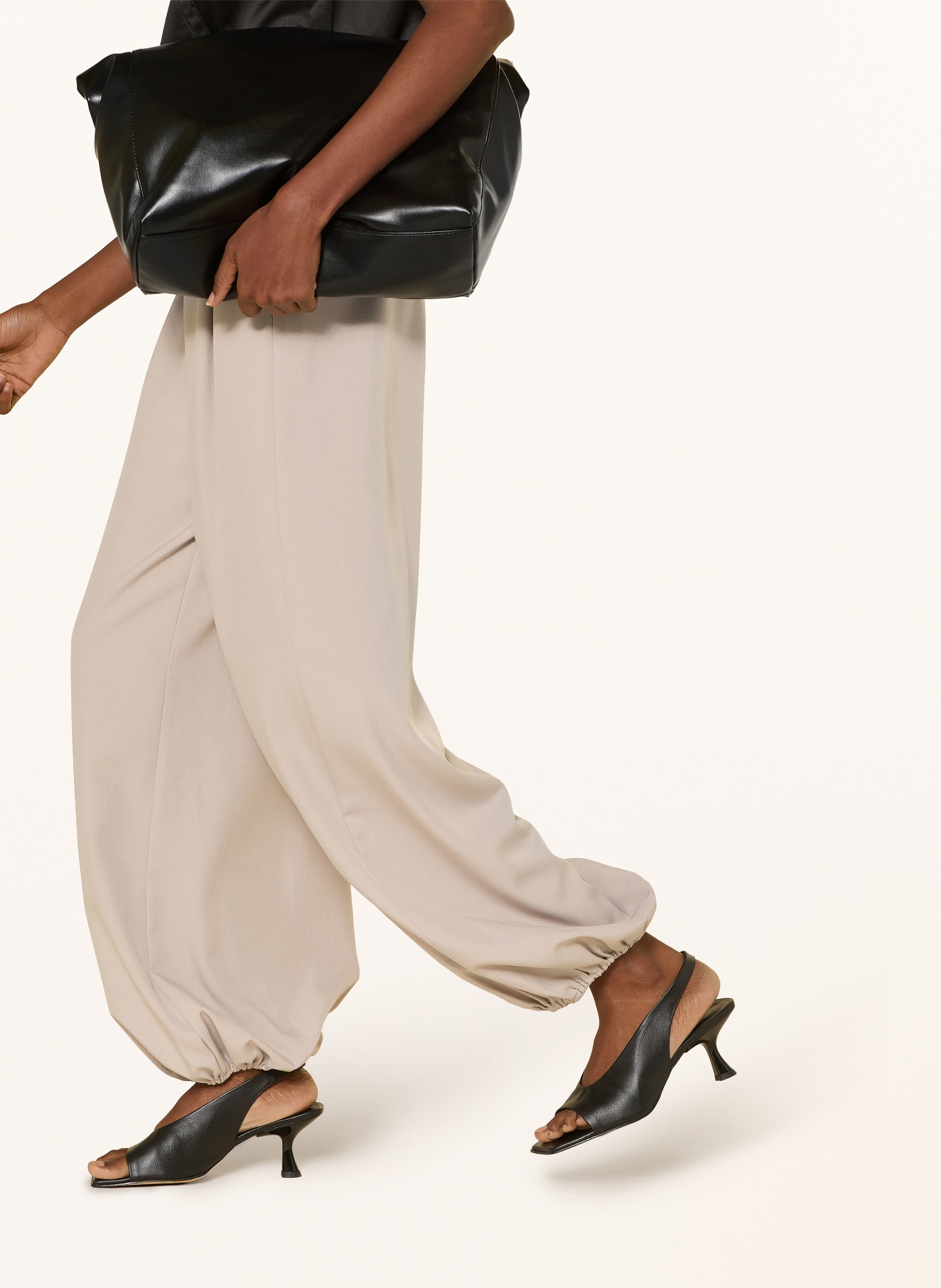 ICHI IHFAVA Pants: BEIGE