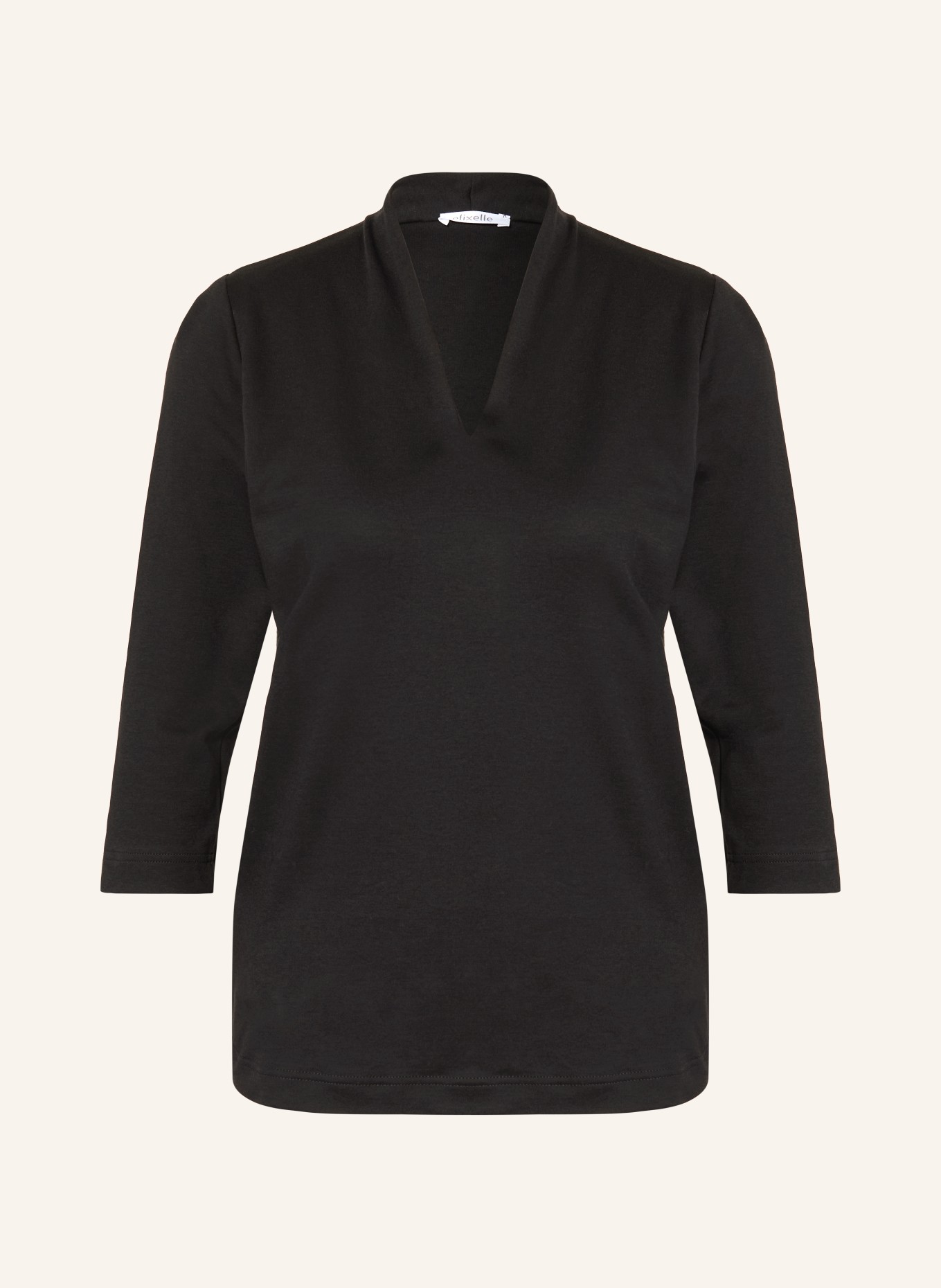 efixelle Shirt mit 3/4-Arm: SCHWARZ