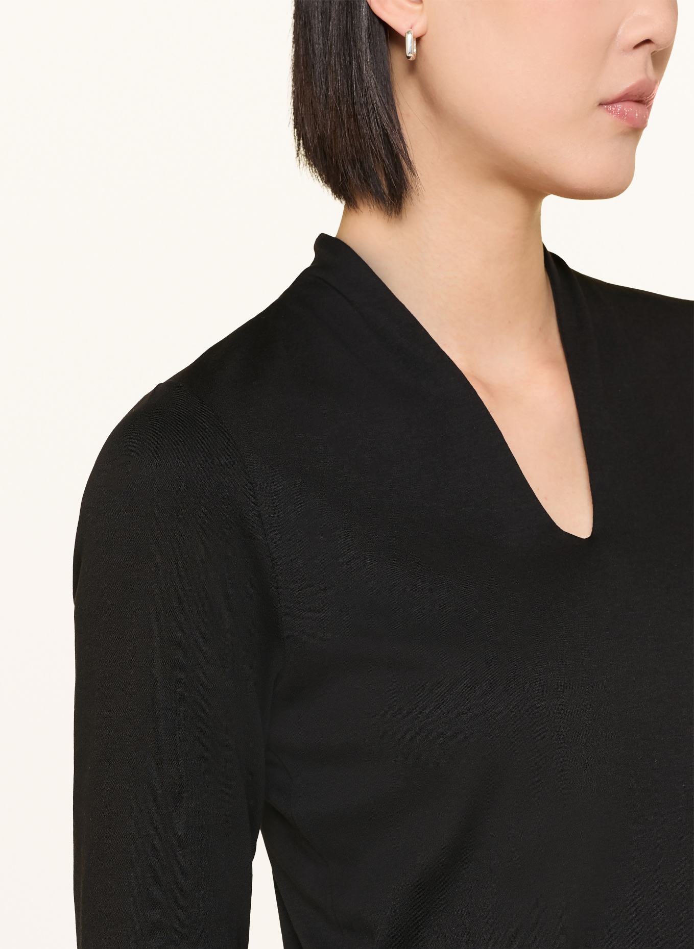 efixelle Shirt mit 3/4-Arm: SCHWARZ