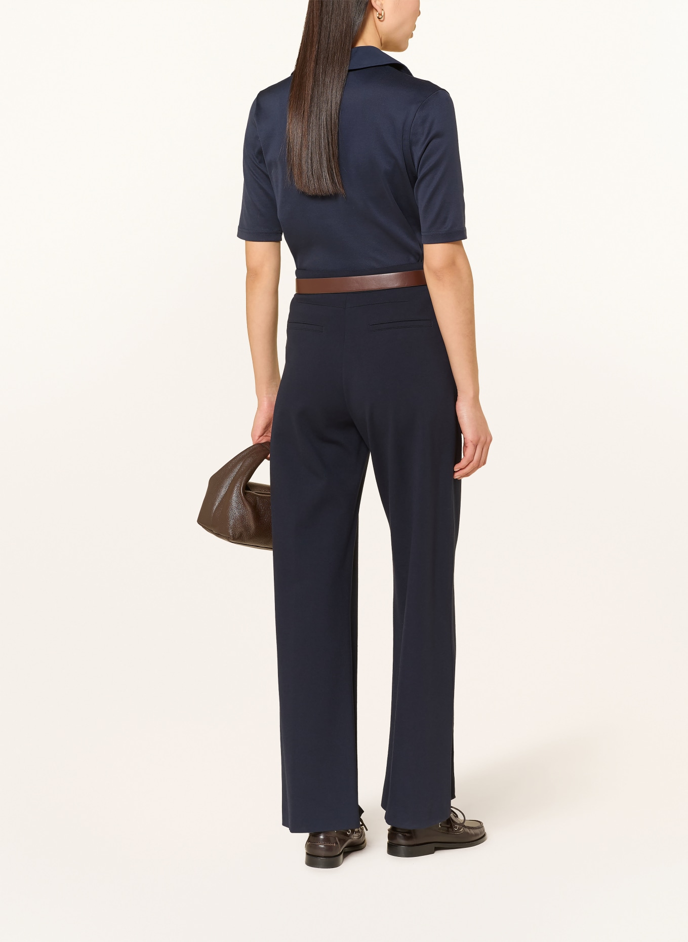 efixelle Jersey-Poloshirt: DUNKELBLAU