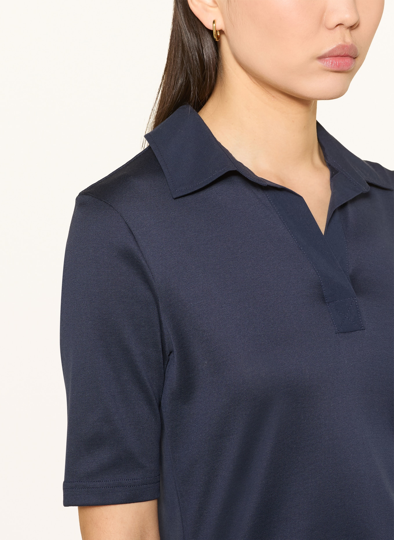 efixelle Jersey-Poloshirt: DUNKELBLAU