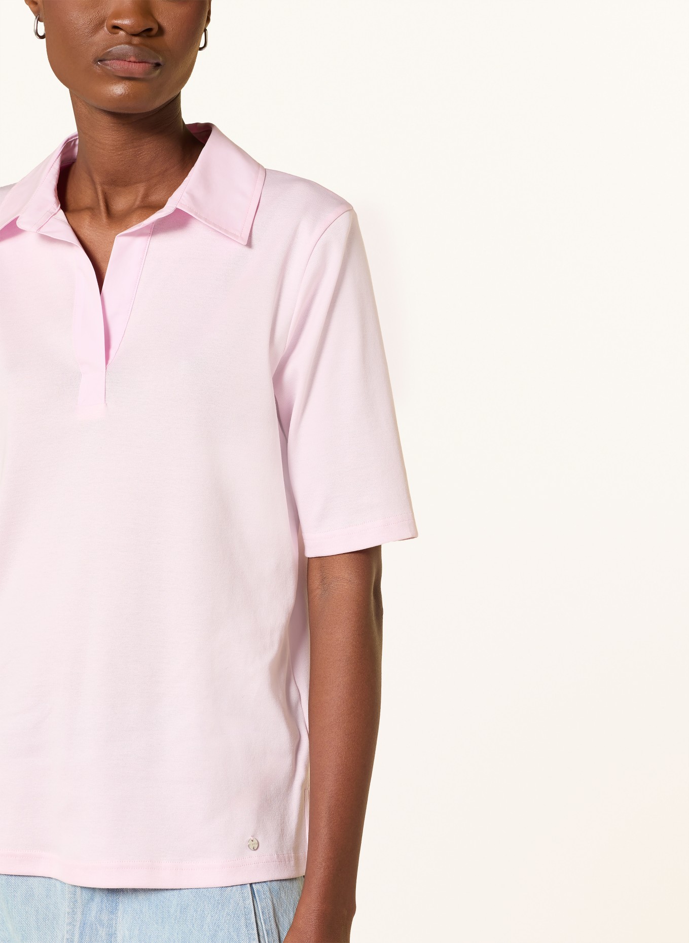 efixelle Polo en jersey: ROSE CLAIR