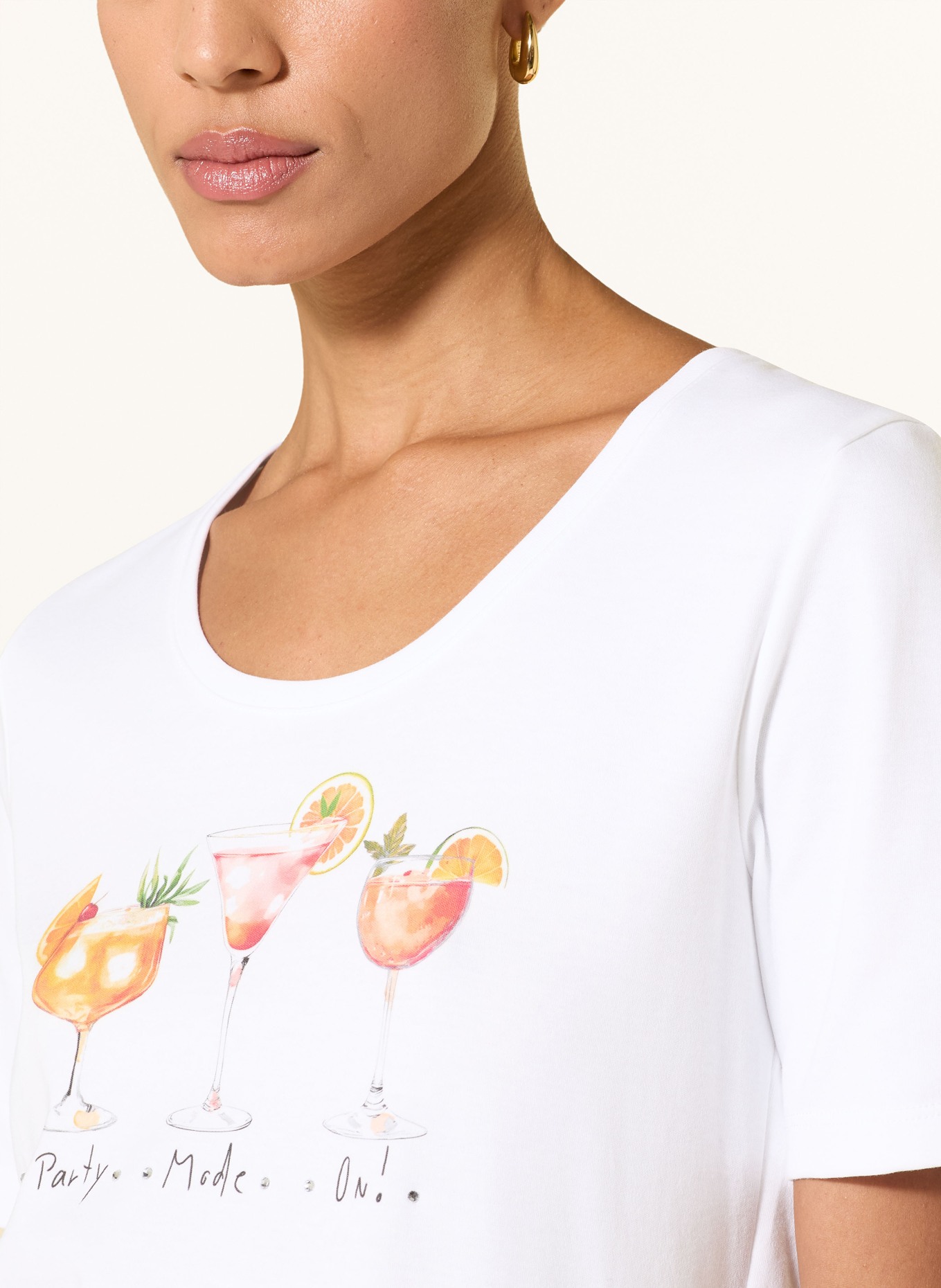 efixelle T-shirt: WHITE