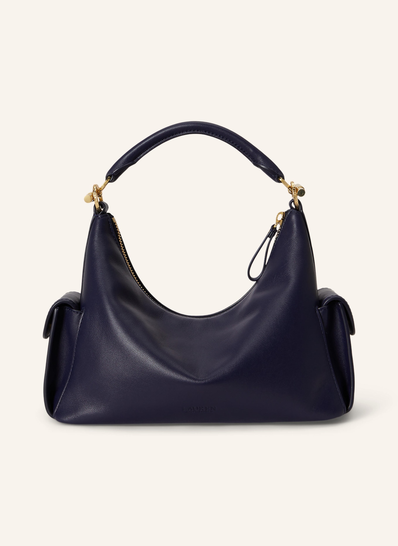 LAUREN RALPH LAUREN BLAIKE handbag: DARK BLUE / GOLD
