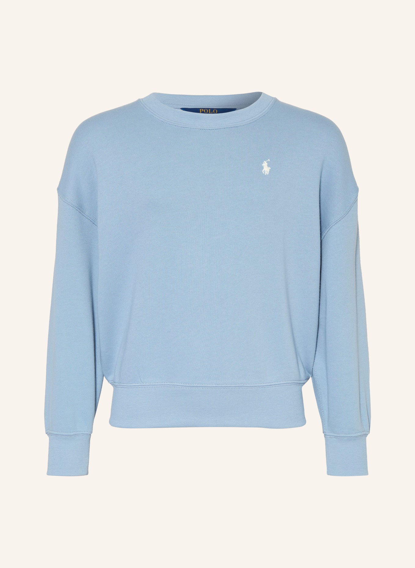 POLO RALPH LAUREN sweat-shirt: BLEU CLAIR
