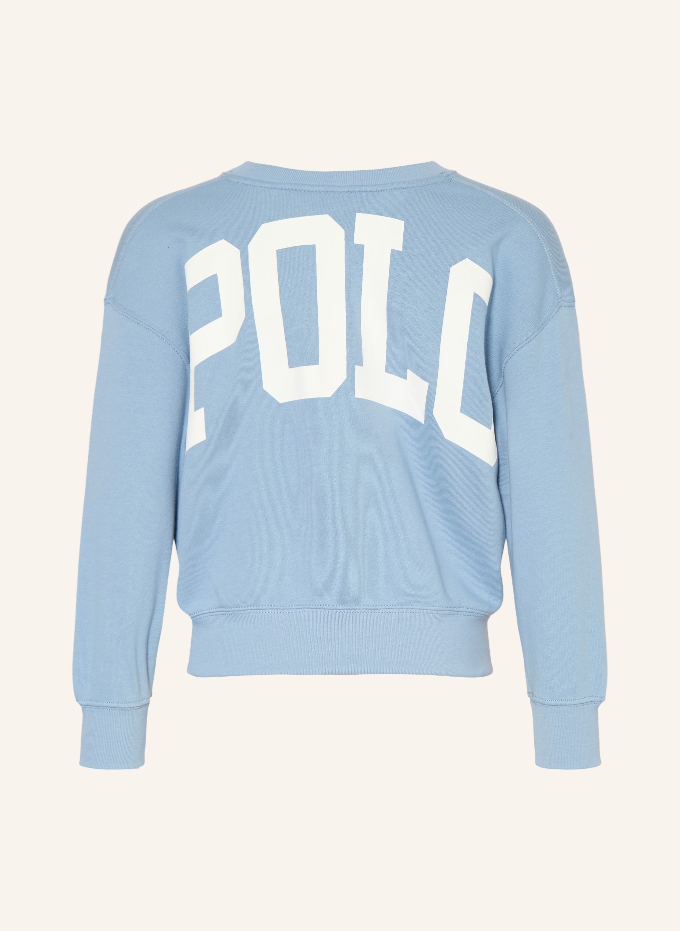 POLO RALPH LAUREN sweat-shirt: BLEU CLAIR