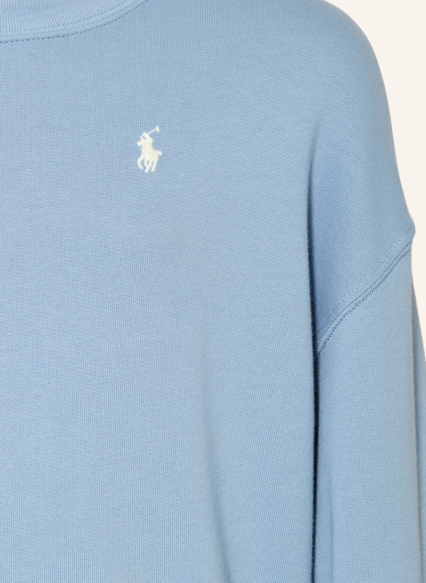 POLO RALPH LAUREN sweat-shirt: BLEU CLAIR