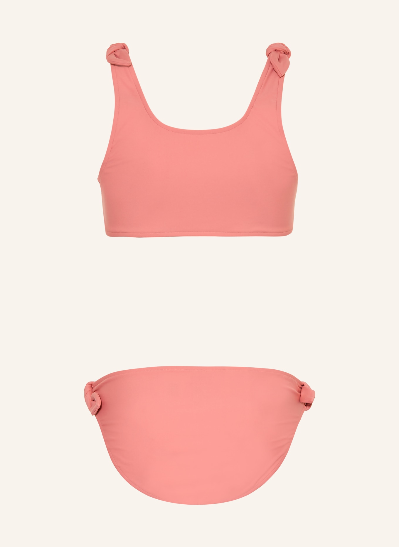 POLO RALPH LAUREN Bikini bustier: ROSÉ / JAUNE CLAIR