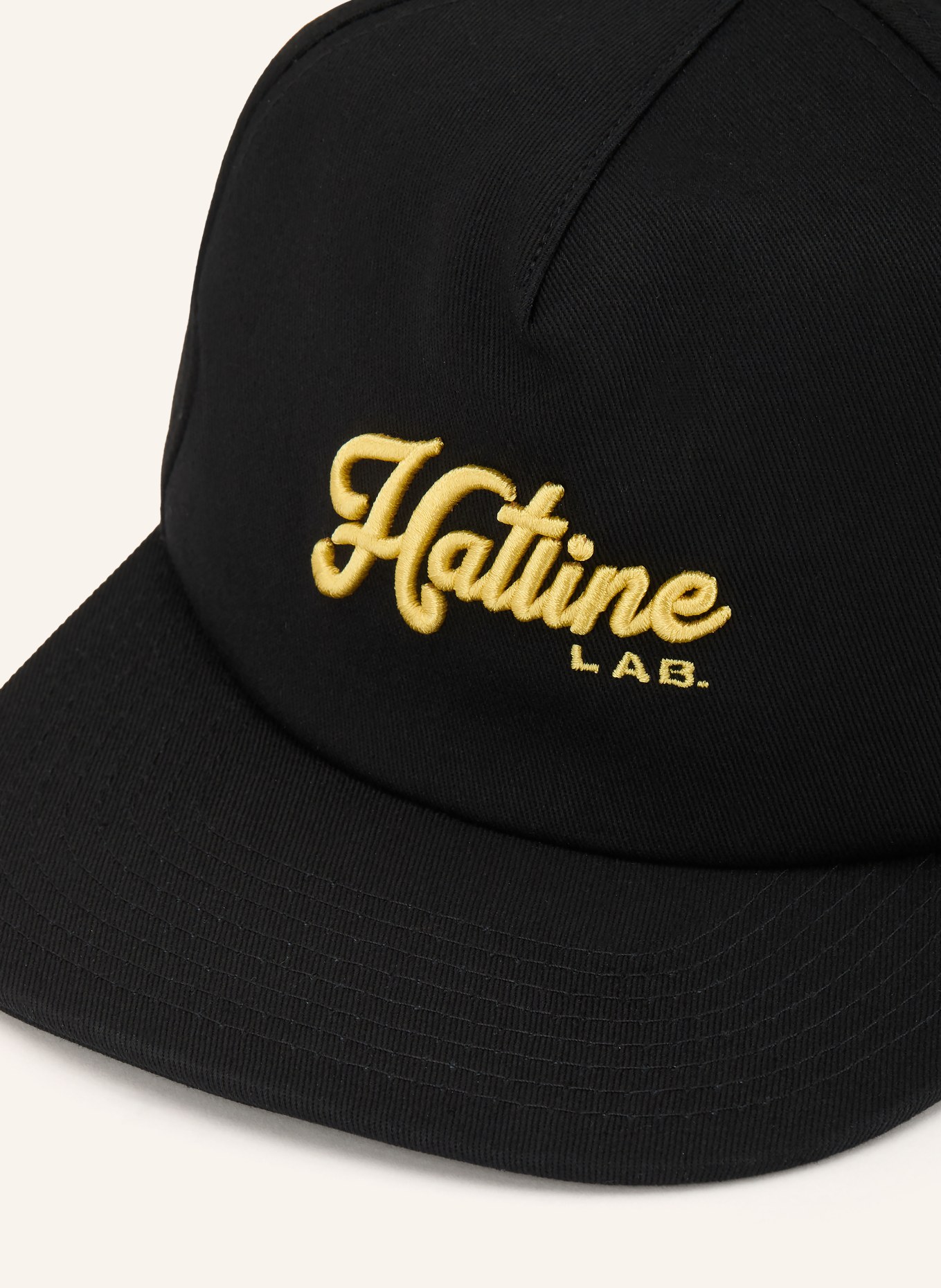 Hatline LAB Cap SIGNATURE LOGO: SCHWARZ