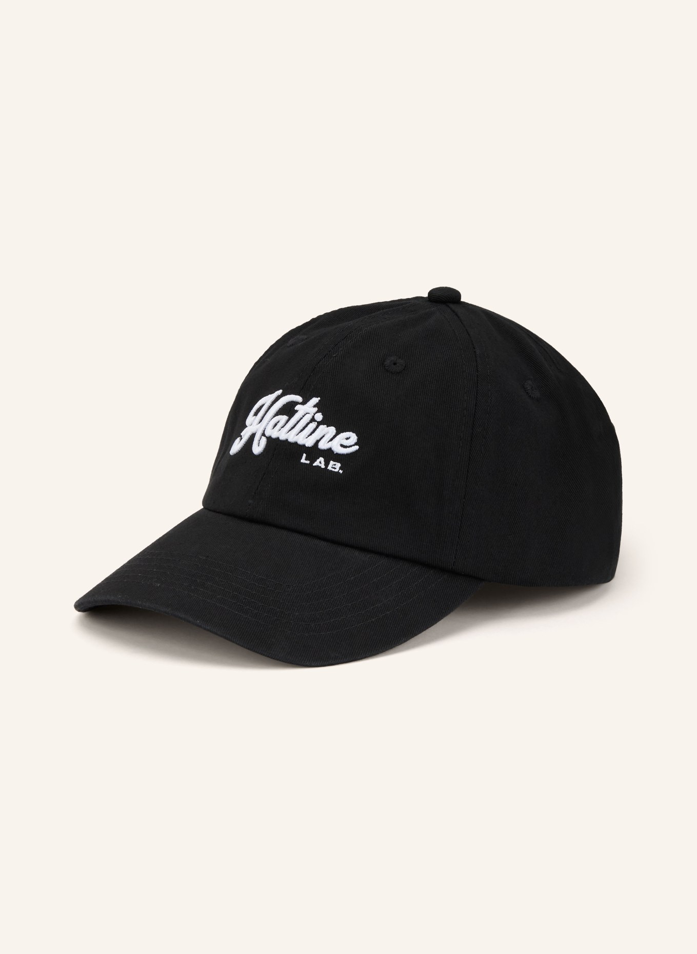 Hatline LAB Cap SIGNATURE LOGO: SCHWARZ