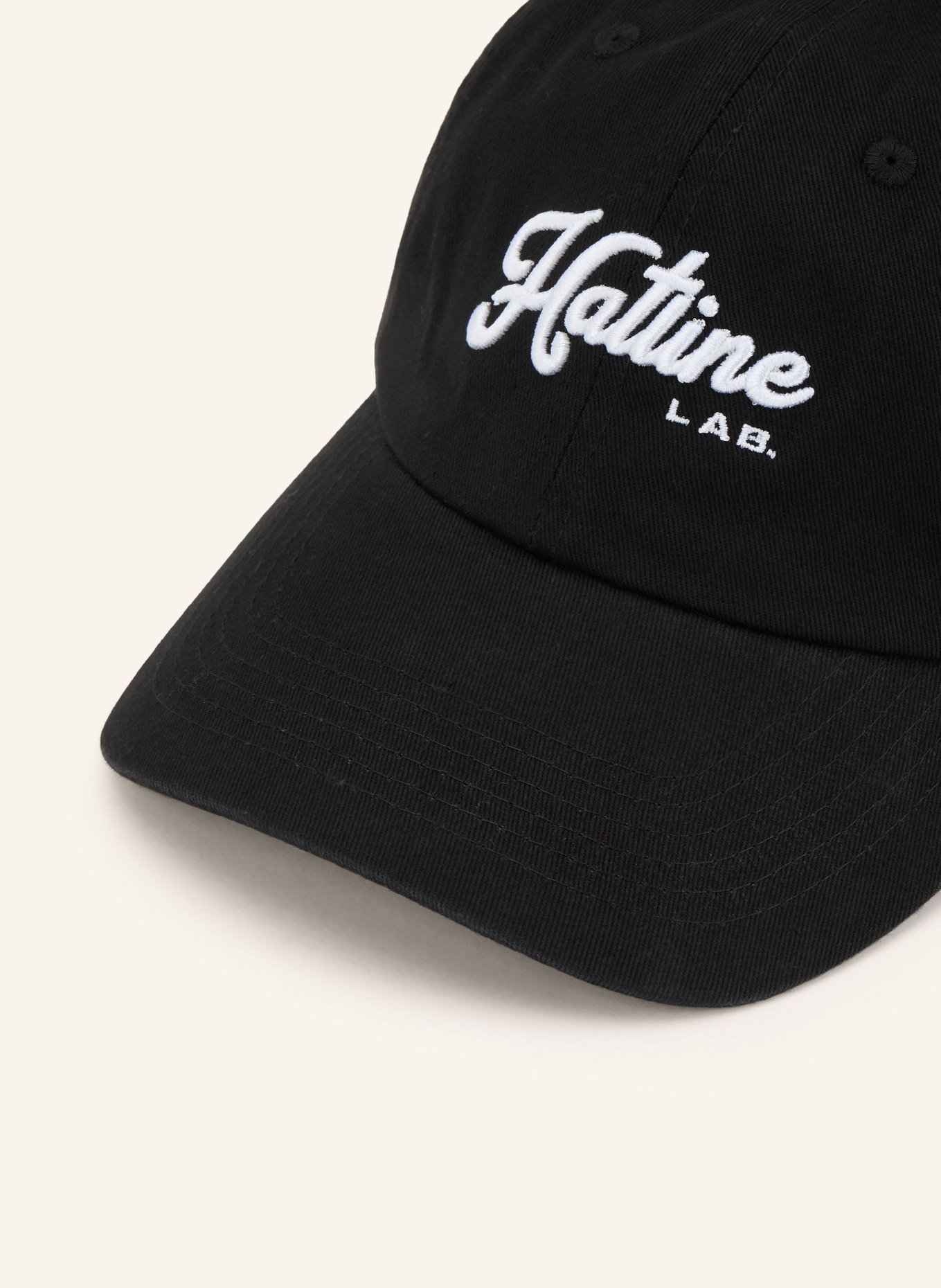 Hatline LAB Cap SIGNATURE LOGO: SCHWARZ