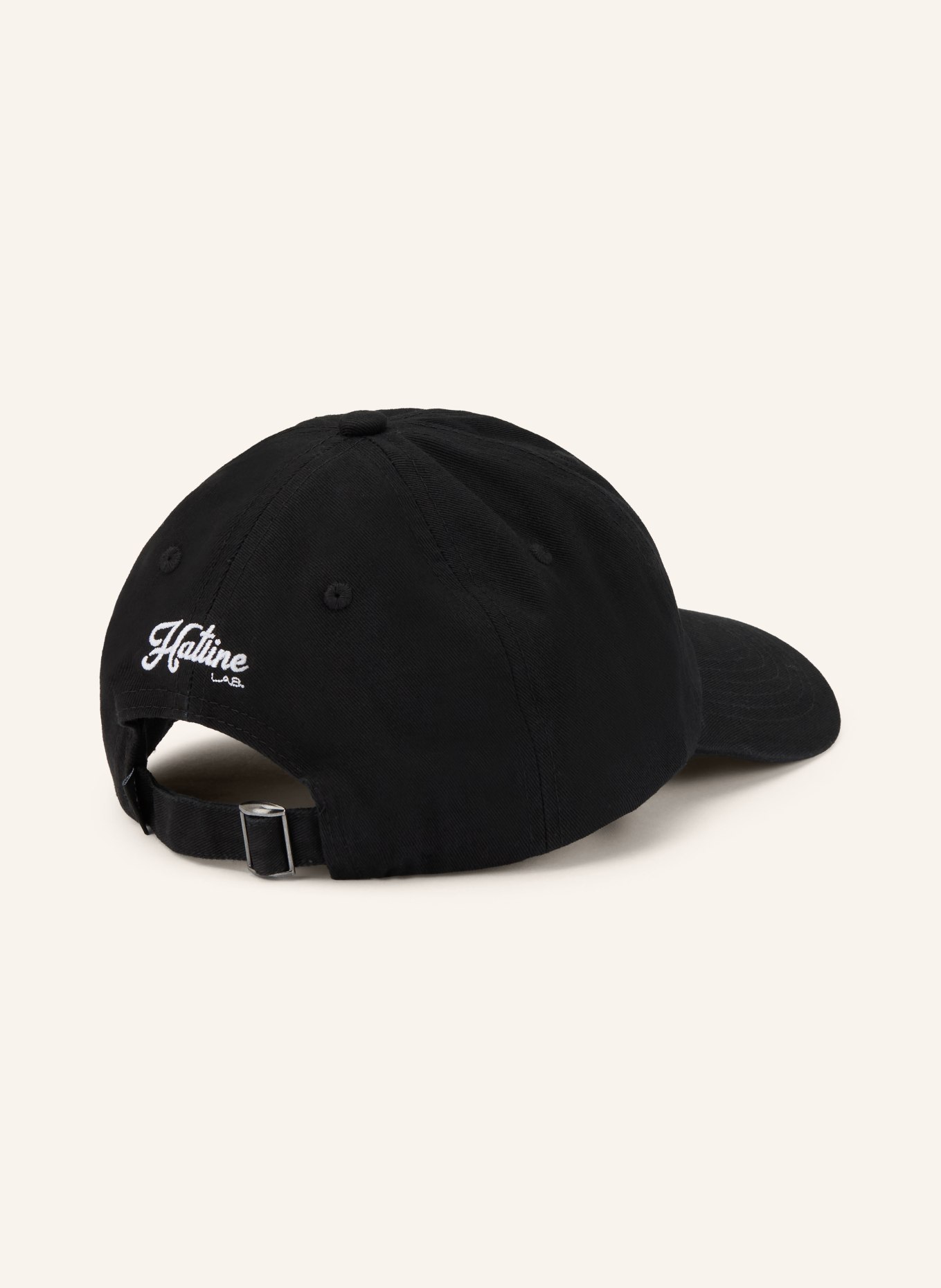 Hatline LAB Cap SIGNATURE LOGO: SCHWARZ