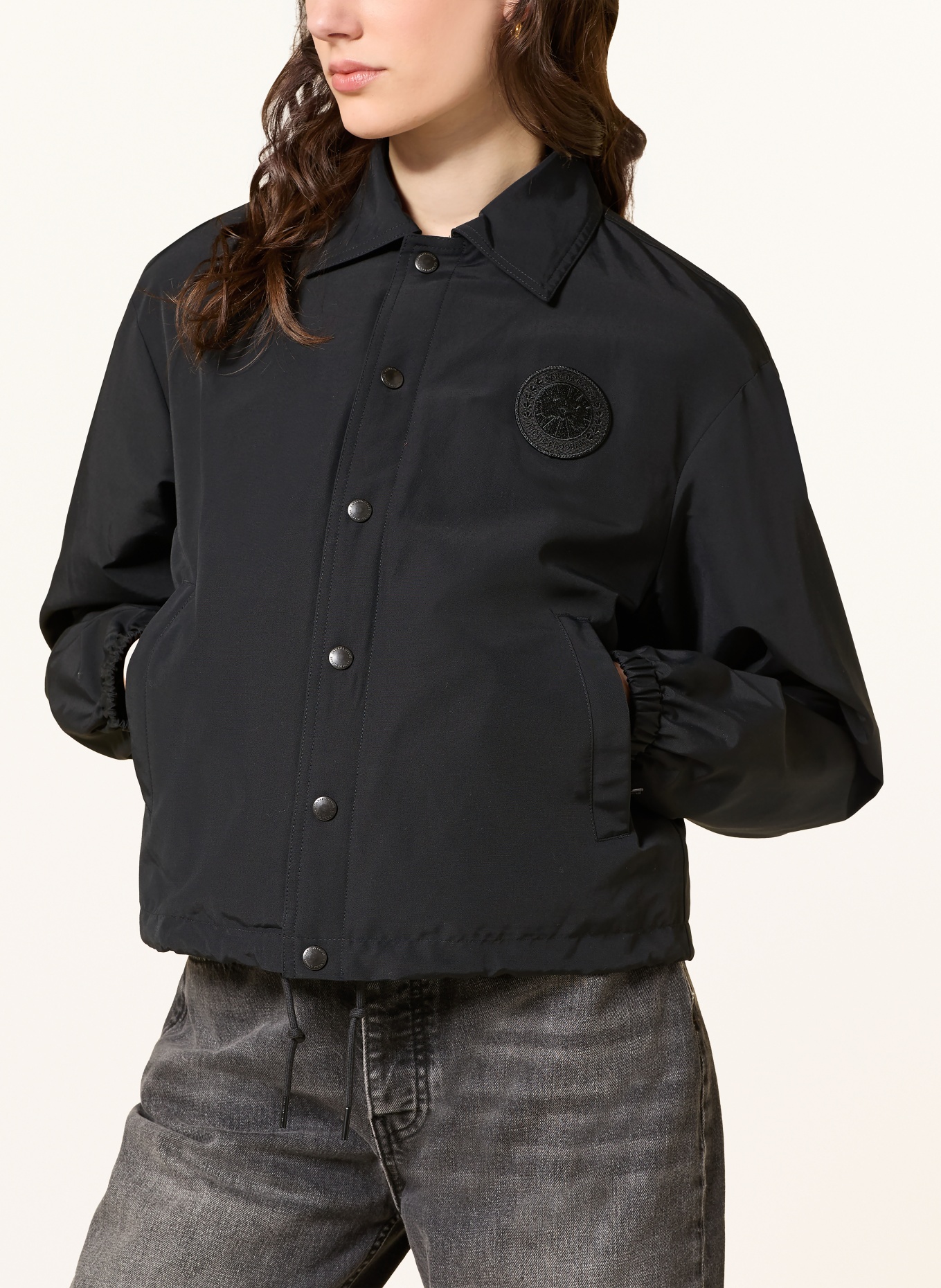 CANADA GOOSE REGENCY jacket: BLACK