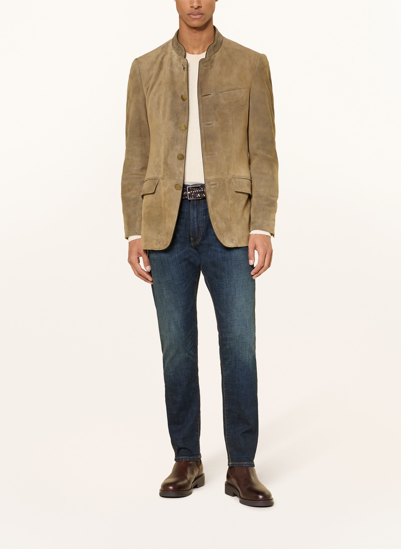 MEINDL Lederjanker GEIGELSTEIN: BEIGE