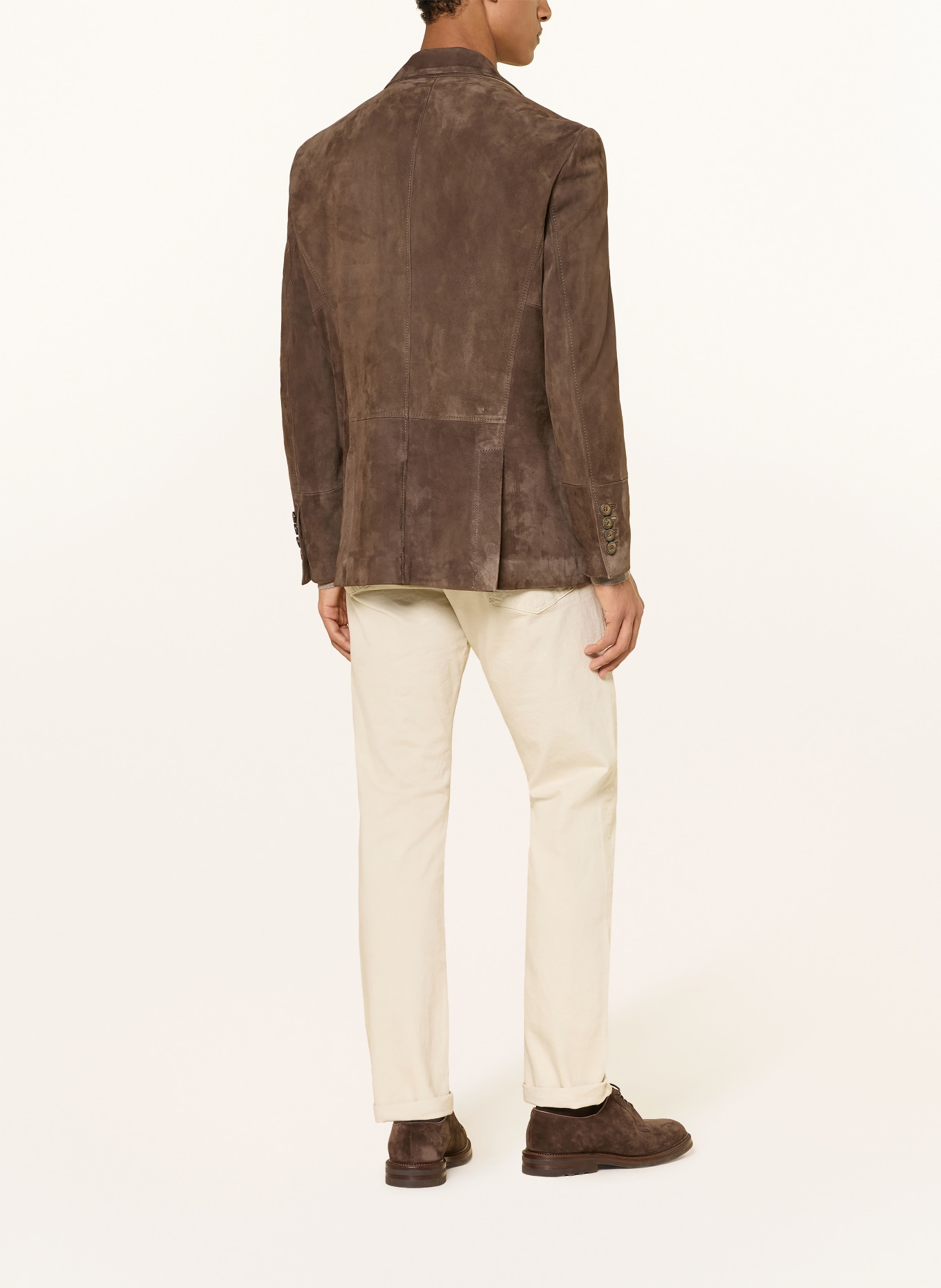 MEINDL Leren colbert HAMILTON: MARRON FONCÉ