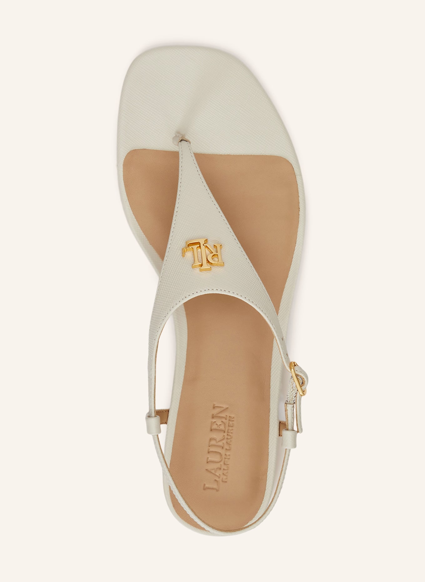 LAUREN RALPH LAUREN EVERLEY toe separator: CREAM