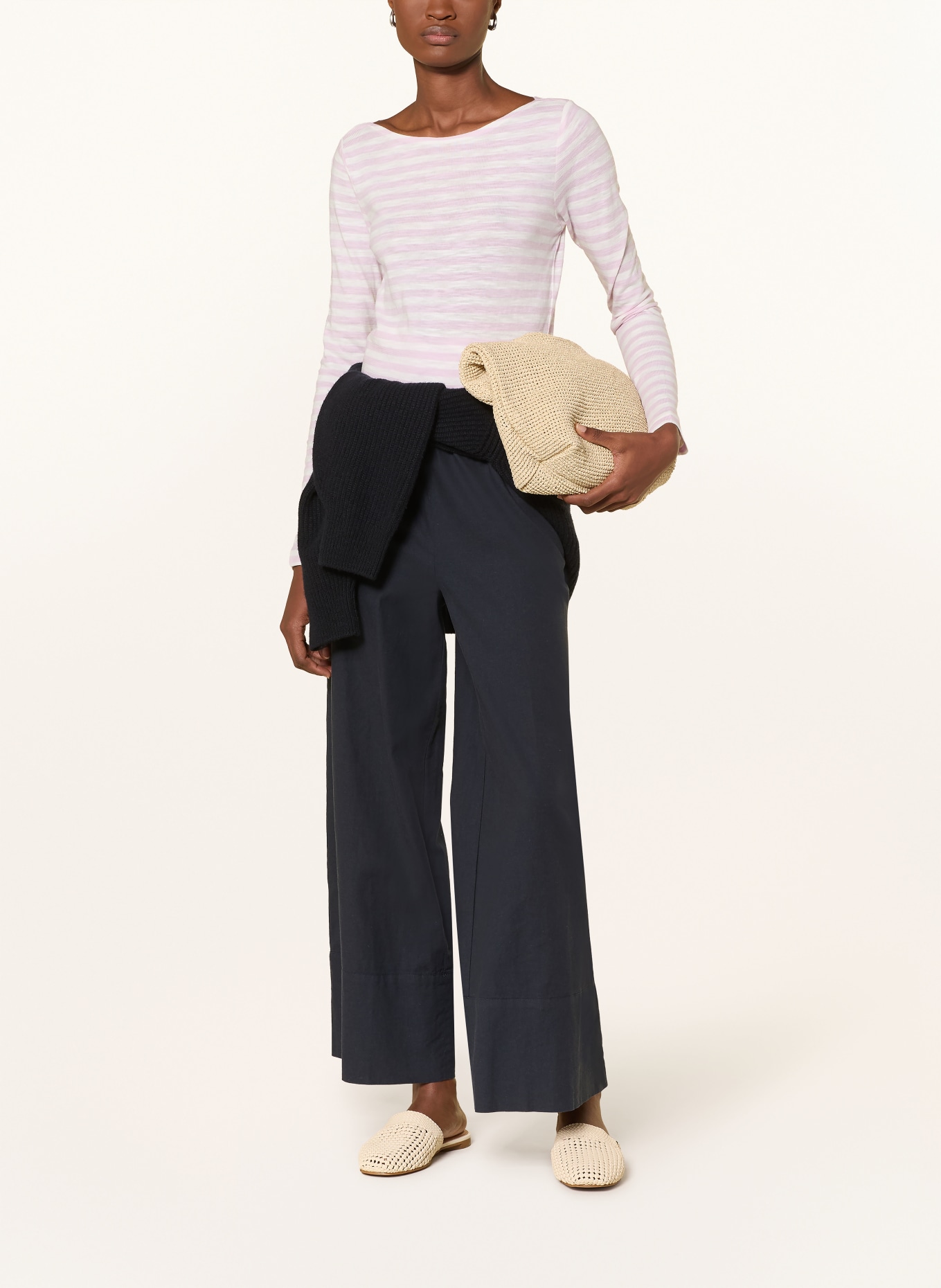 Marc O'Polo Longsleeve: WEISS / ROSA