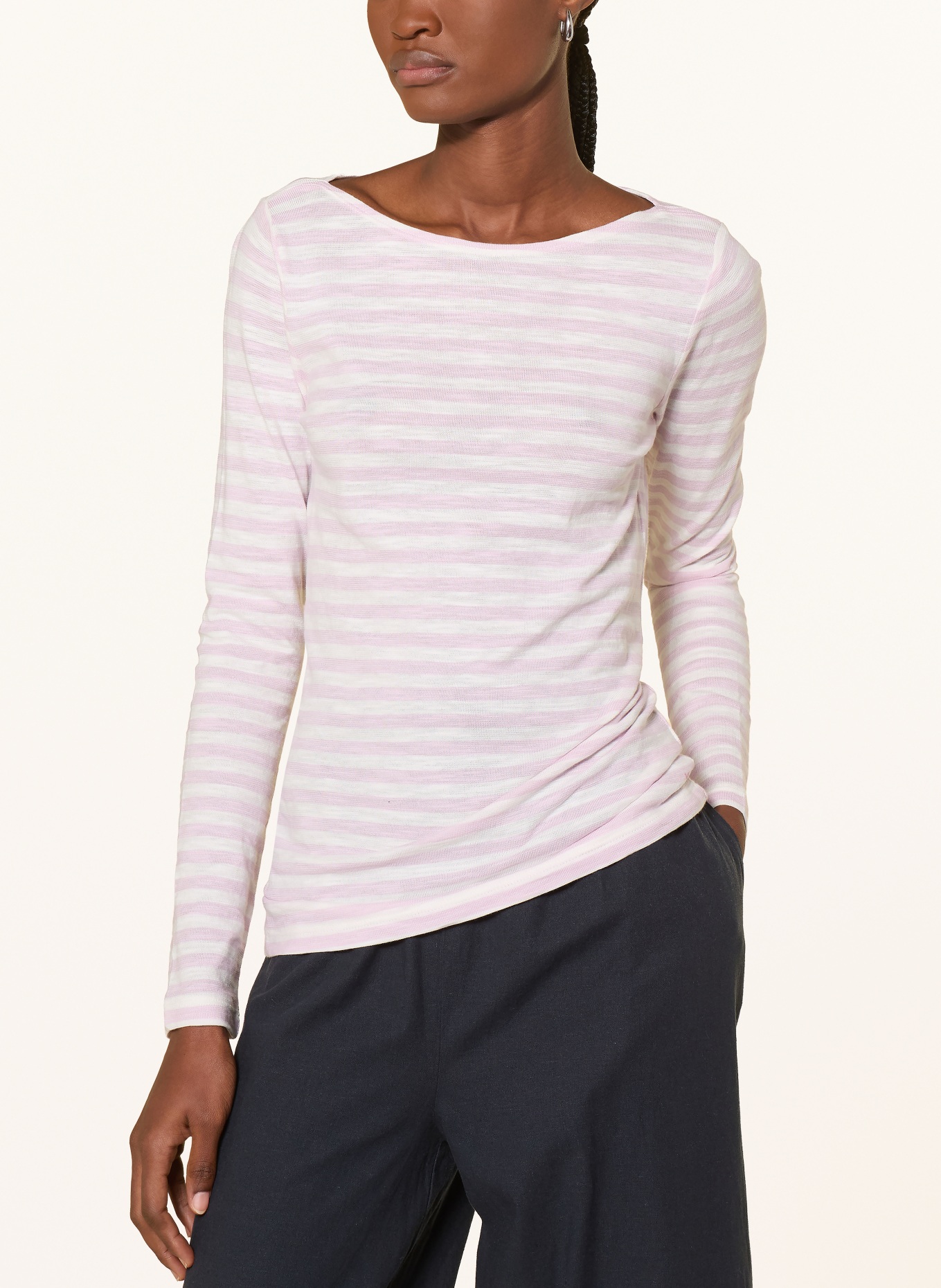 Marc O'Polo Longsleeve: WEISS / ROSA