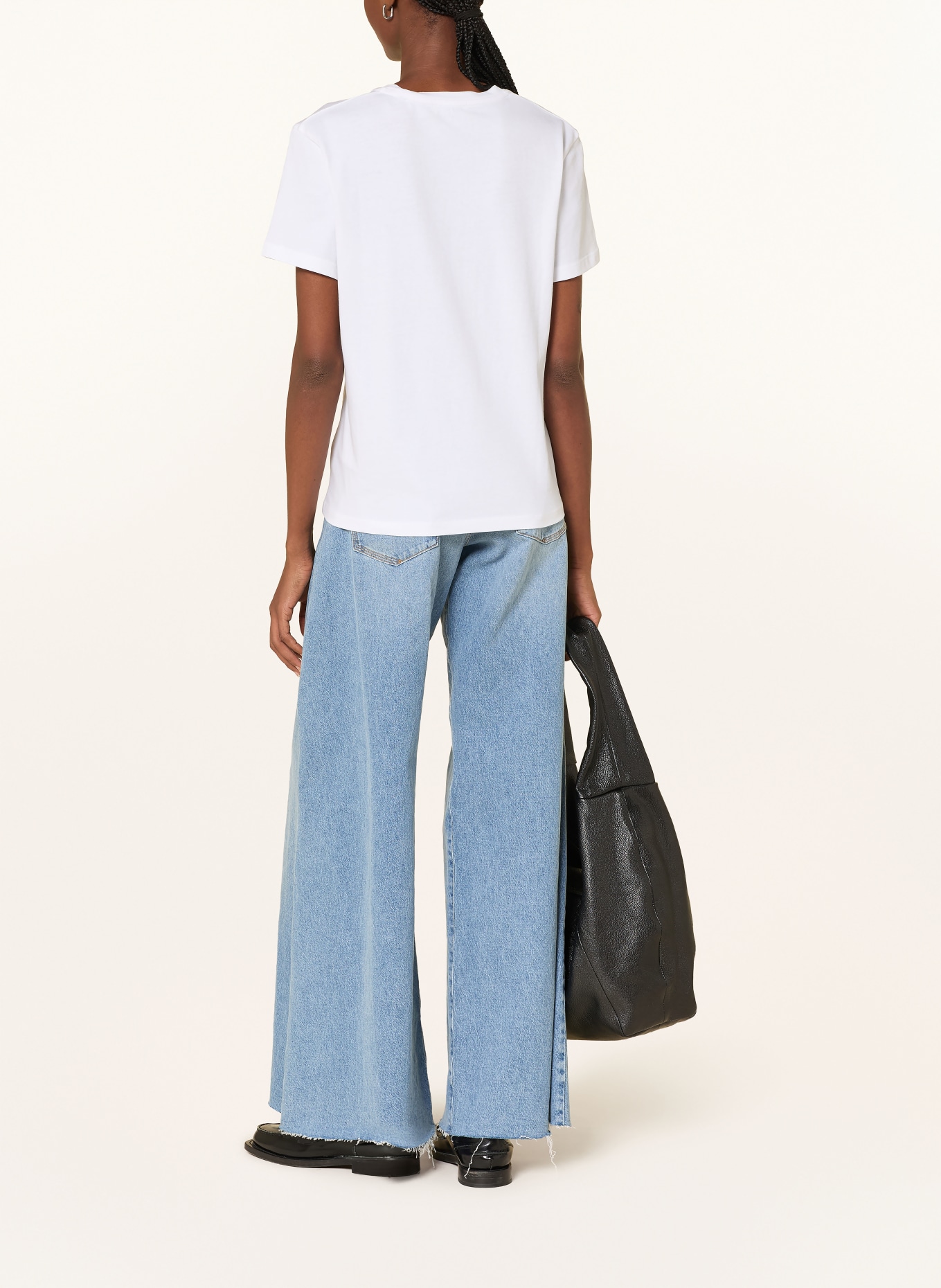 Marc O'Polo T-Shirt: WEISS / SCHWARZ