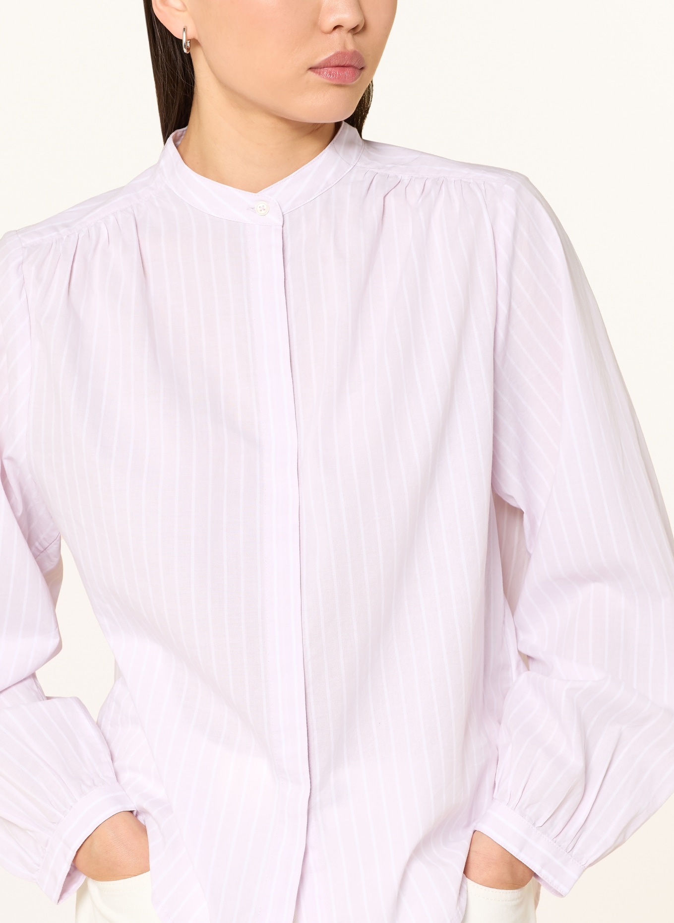 Marc O'Polo Bluse: ROSÉ / WEISS