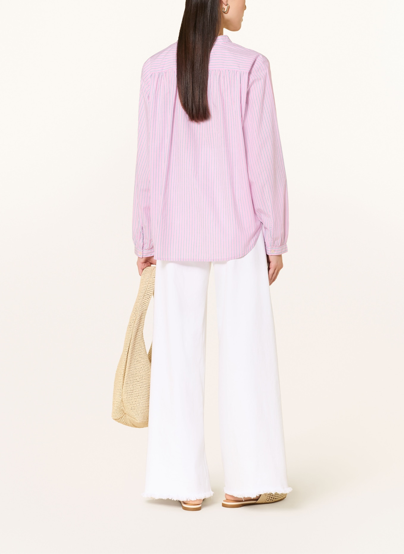 Marc O'Polo chemisier: ROSE / BLEU FONCÉ / BLANC